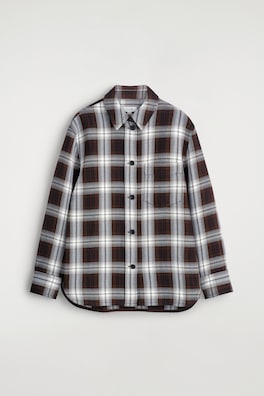 CHECKED OVERSHIRT — BURGUNDY / CHECKED 2