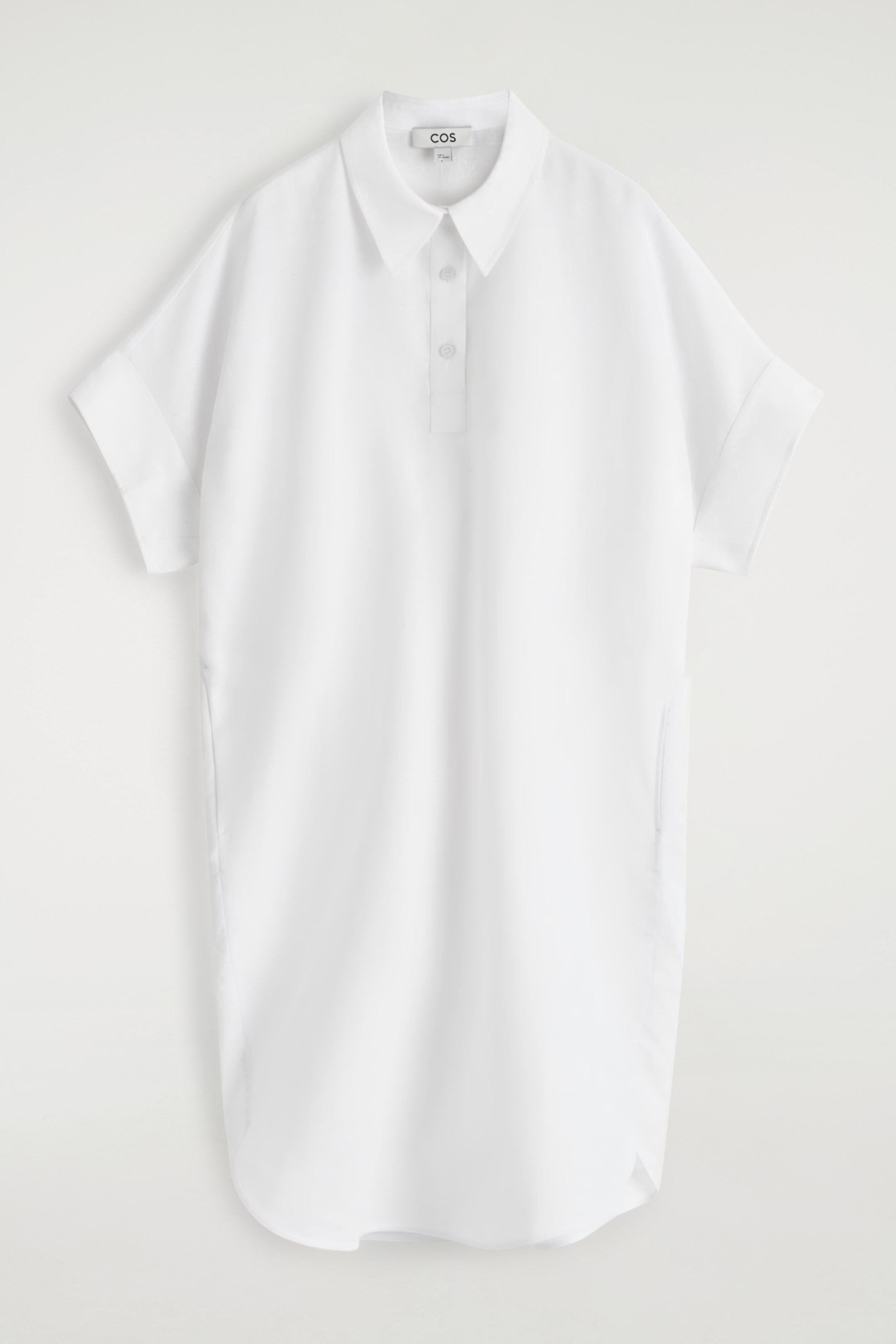 Zobraziť väčší obrázok: ZAOBLENÉ ŠATY Z ĽANU A BAVLNY - BIELA - ŽENY | H&M SK 5