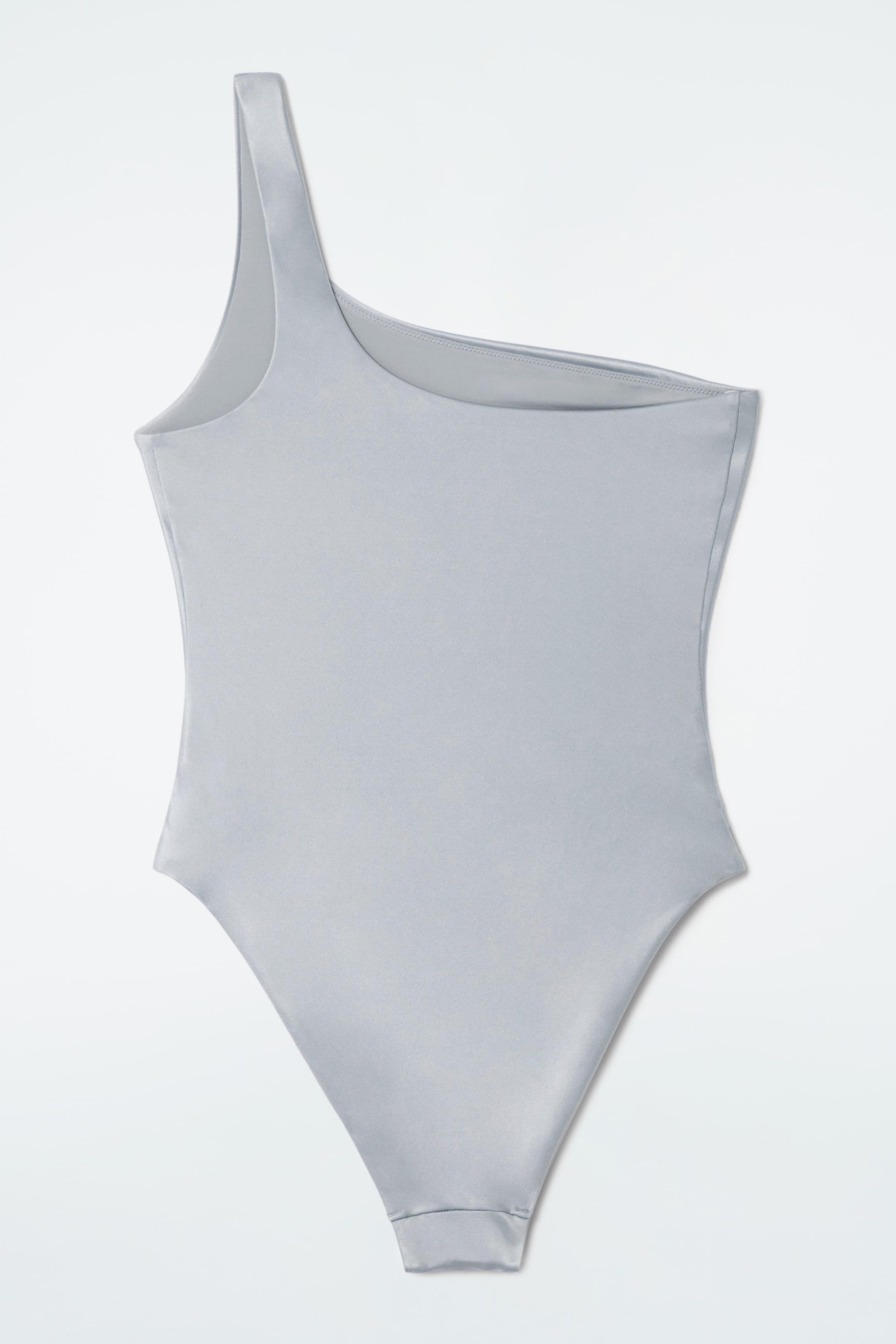 Grösseres Bild ansehen: METALLIC-BADEANZUG MIT ASYMMETRISCHEM AUSSCHNITT - SILBER - DAMEN | H&M CH 2