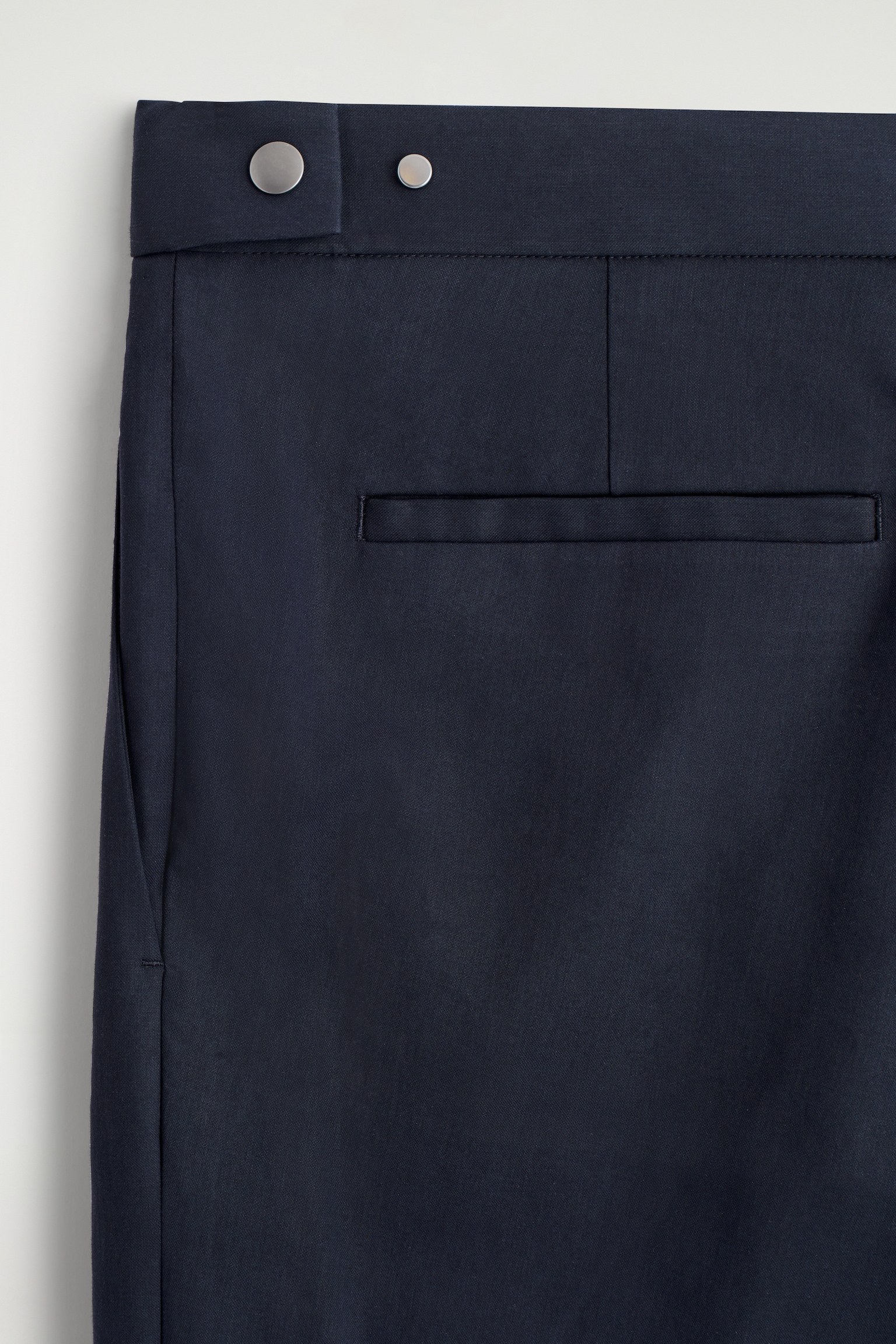 PANTALÓN DE ALGODÓN SLIM FIT - AZUL MARINO/NEGRO - 7