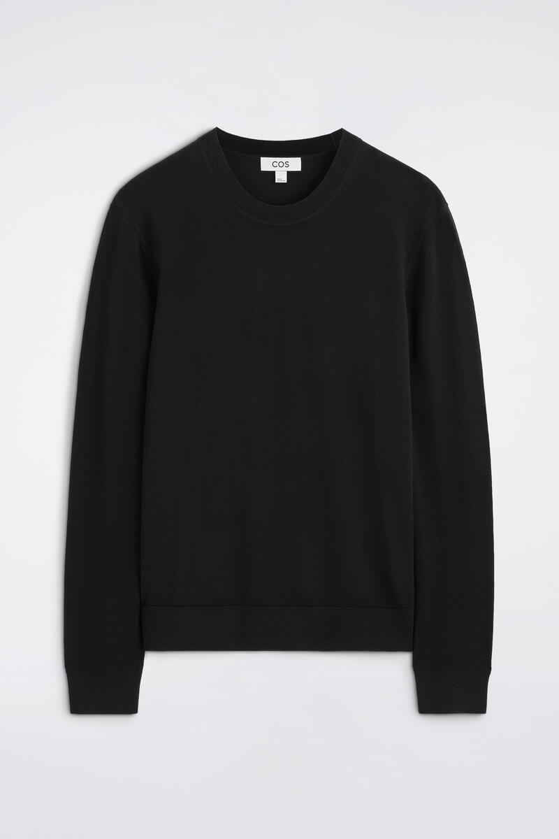 Slim Merino Wool Crew-Neck Sweater