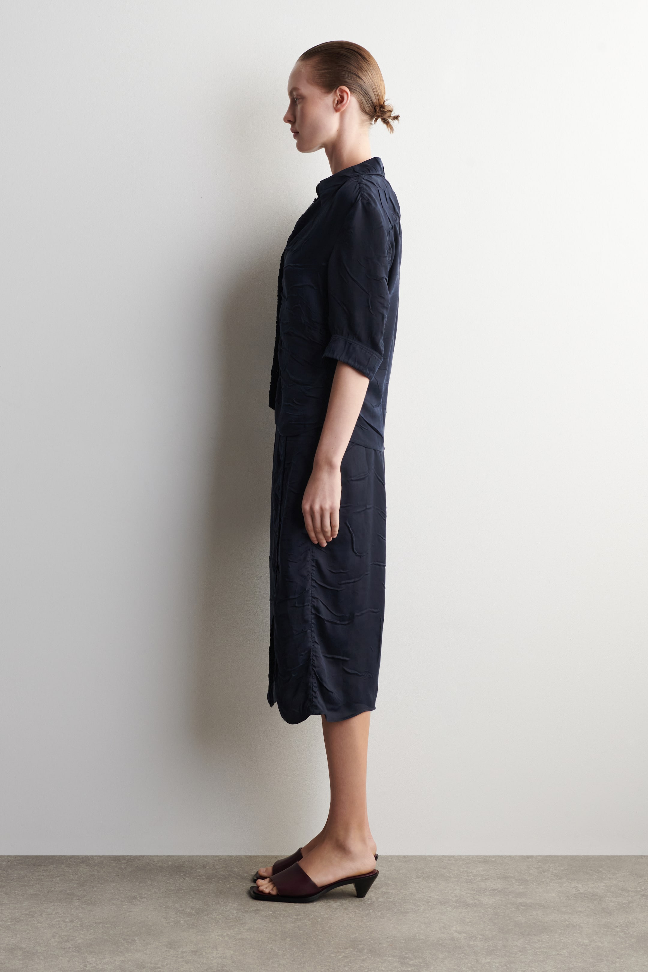 hemd-in-knitteroptik-mit-raffungen-navyblau-ladies-h-m-de