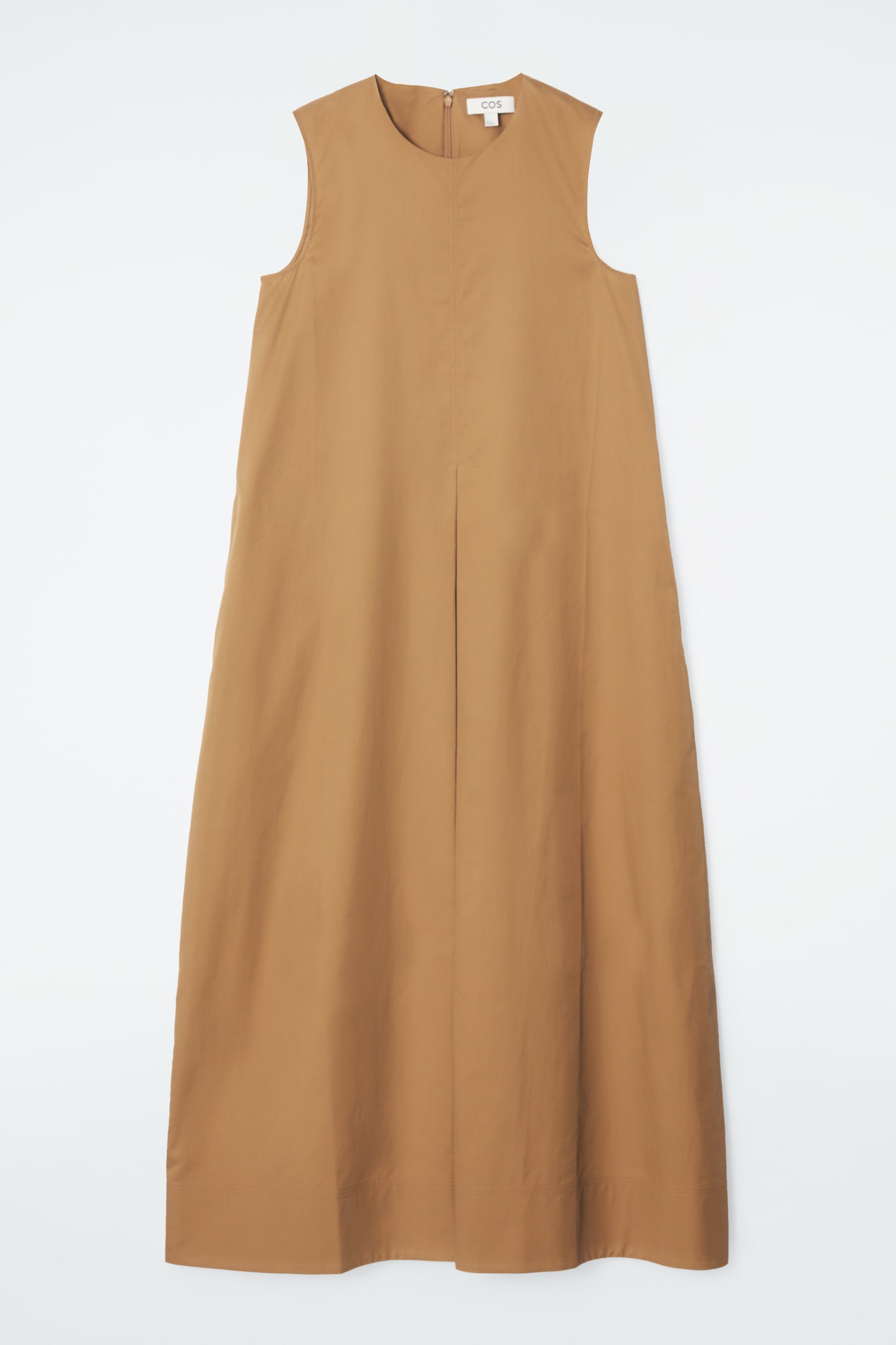 ROUNDED MIDI DRESS - ORANGE