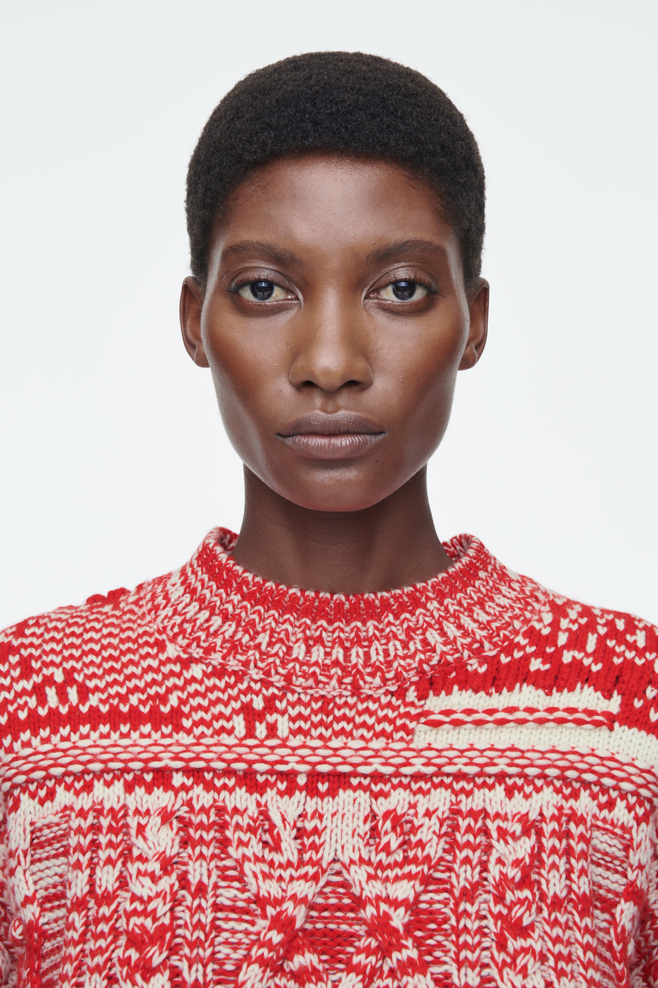 Grösseres Bild ansehen: FAIR-ISLE-PULLOVER AUS WOLL-KASCHMIR-MIX - ROT/CREME - DAMEN | H&M CH 3