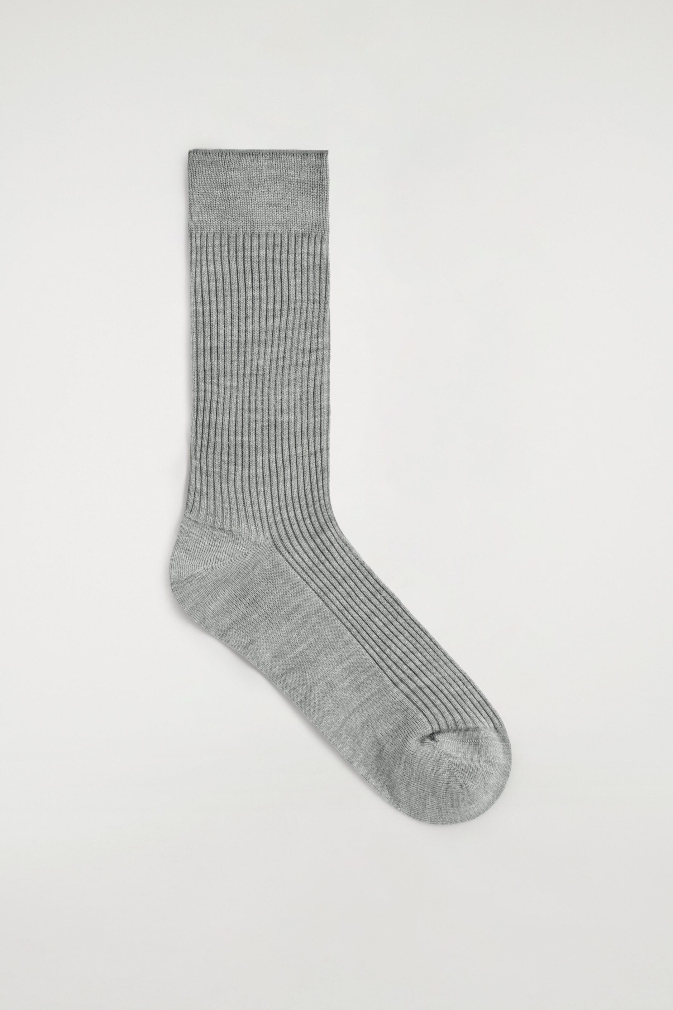 RIBBED SILK SOCKS