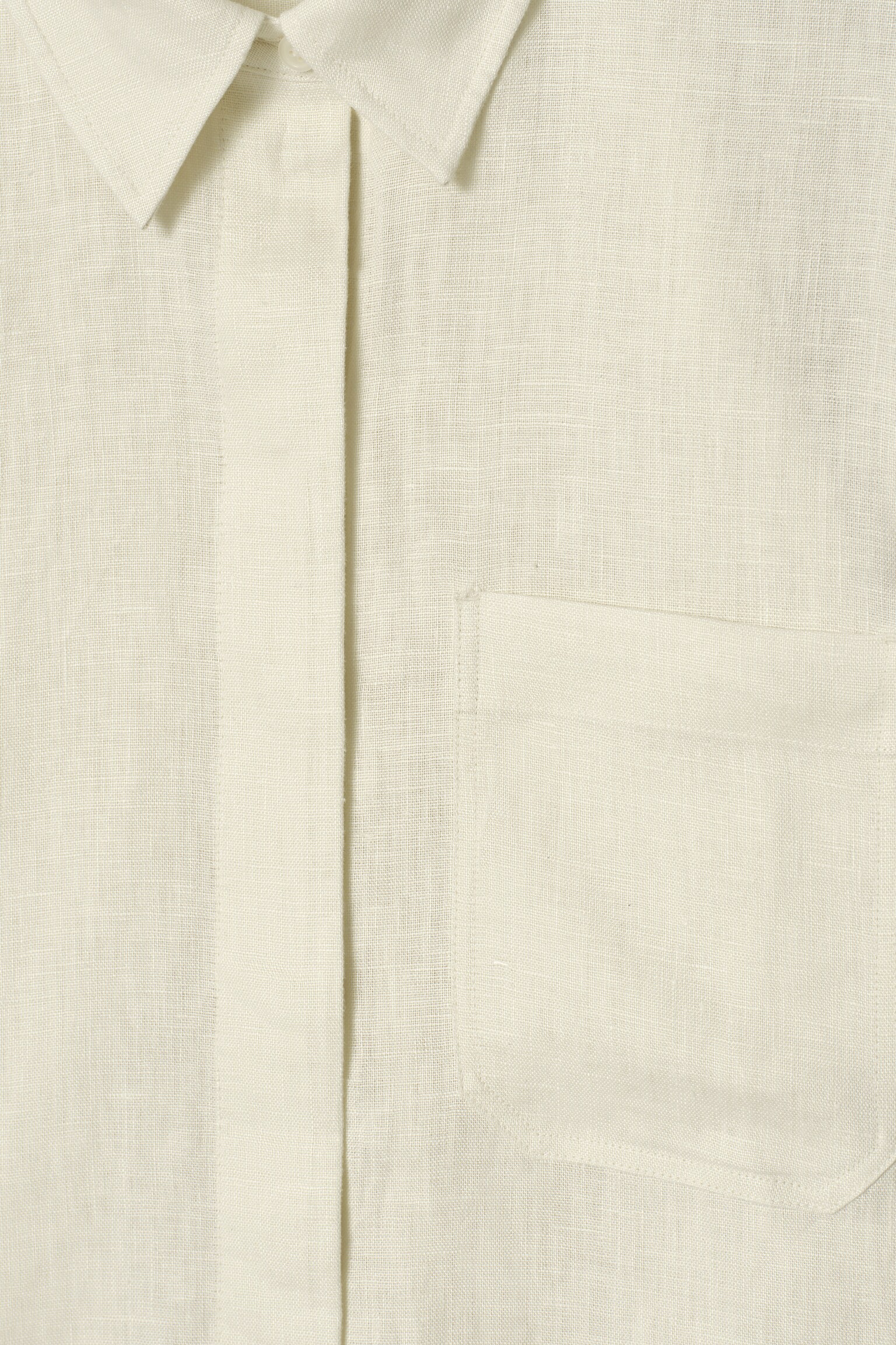 CHEMISE OVERSIZE EN LIN - JAUNE BEURRE/VERT PÂLE/BLANC/BLEU MARINE - 7