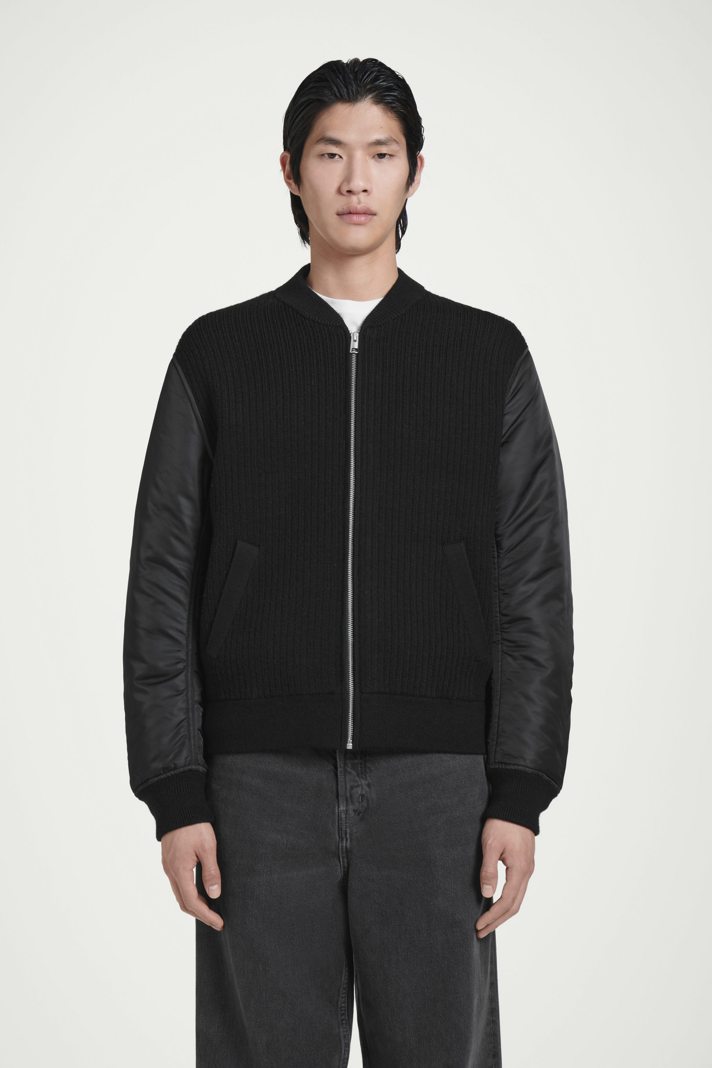 ジャケット・アウター <COS> BLACK / GREY JACKET COS コス メンズ コート＆ジャケット｜COS コス 公式オンライン
