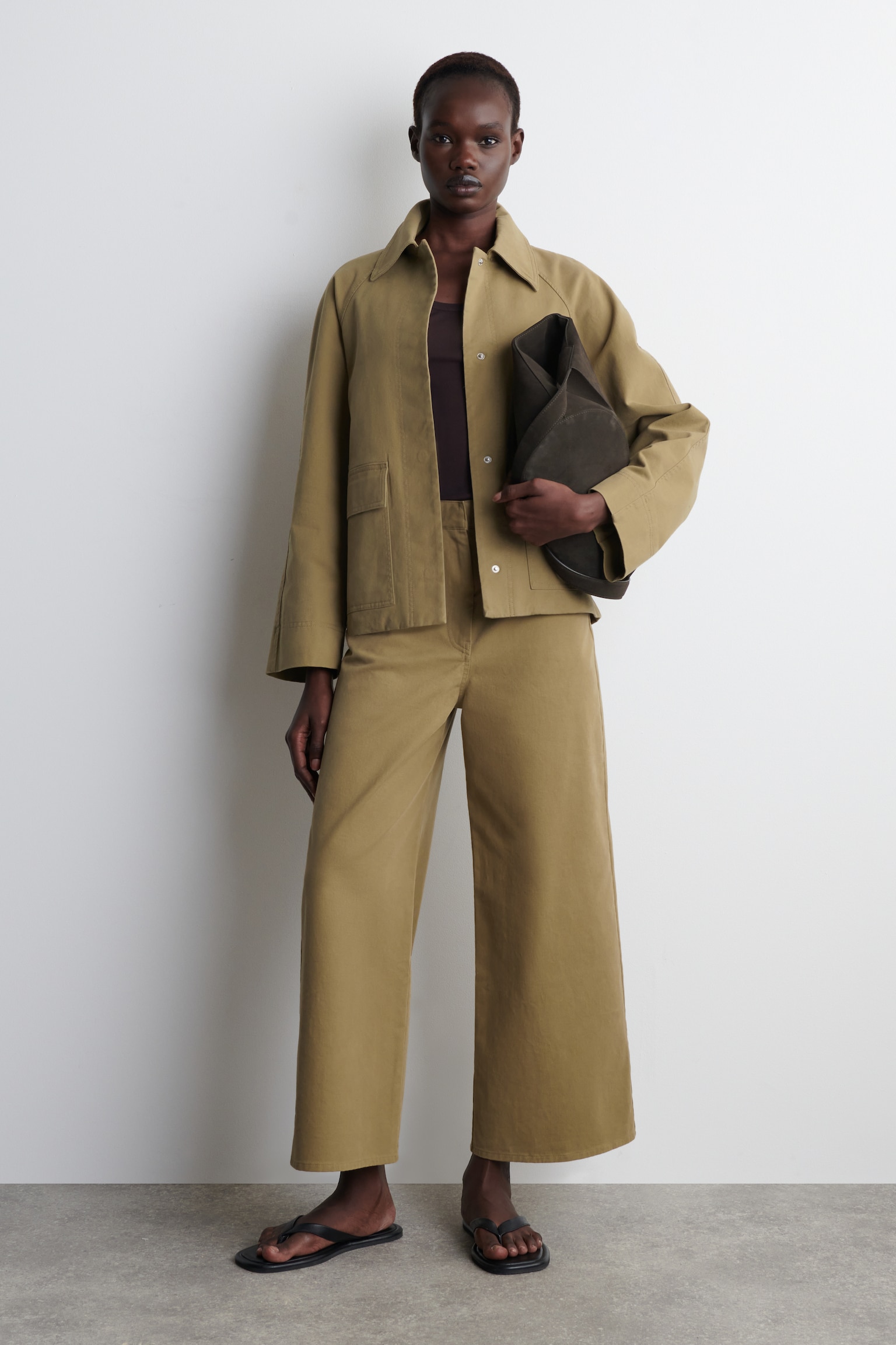 UTILITY-JACKE AUS BAUMWOLLE - BEIGE/NAVYBLAU - 8