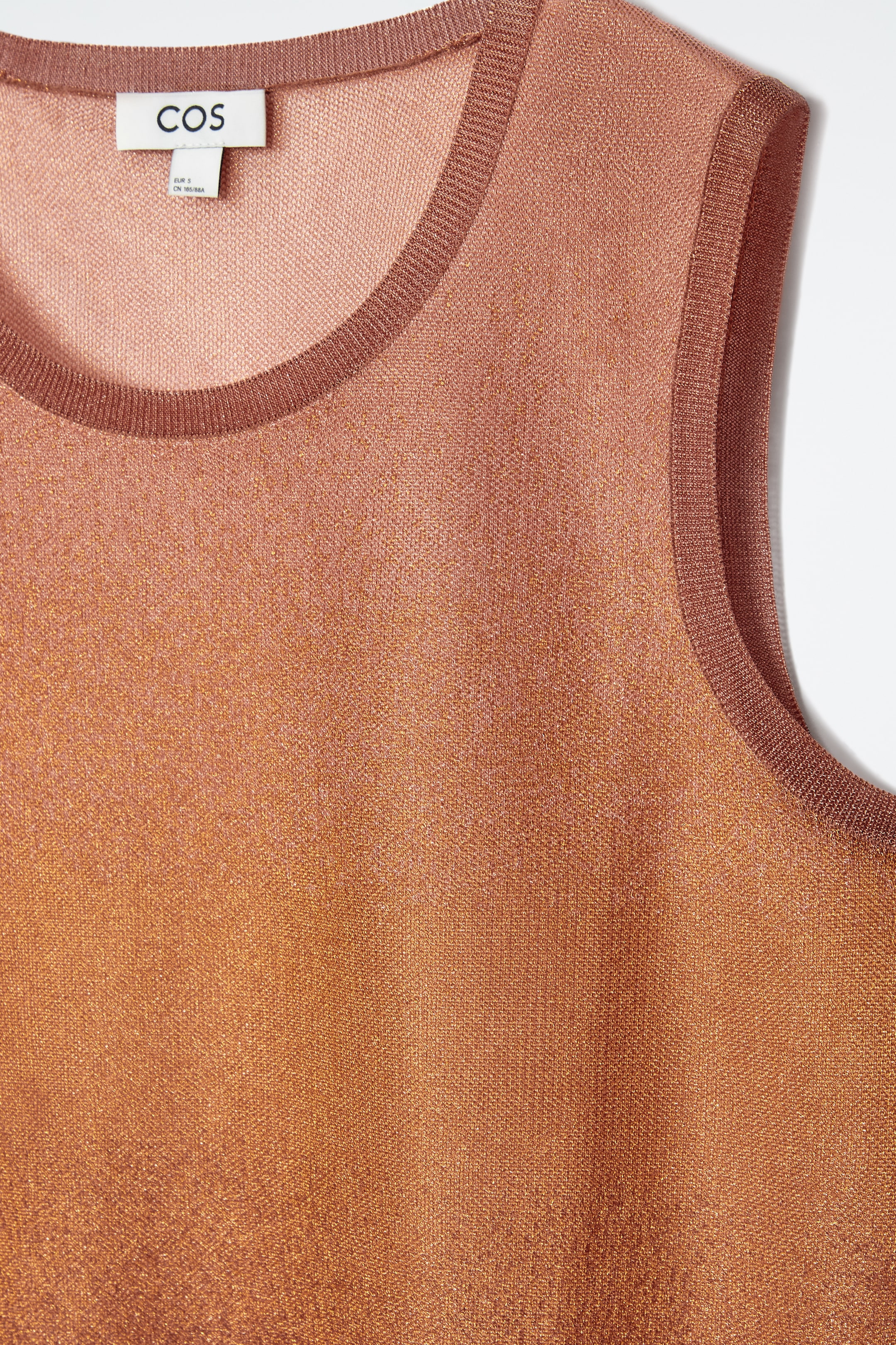 Grösseres Bild ansehen: FEINSTRICK-TANKTOP MIT FARBVERLAUF - BRAUN - DAMEN | H&M CH 8