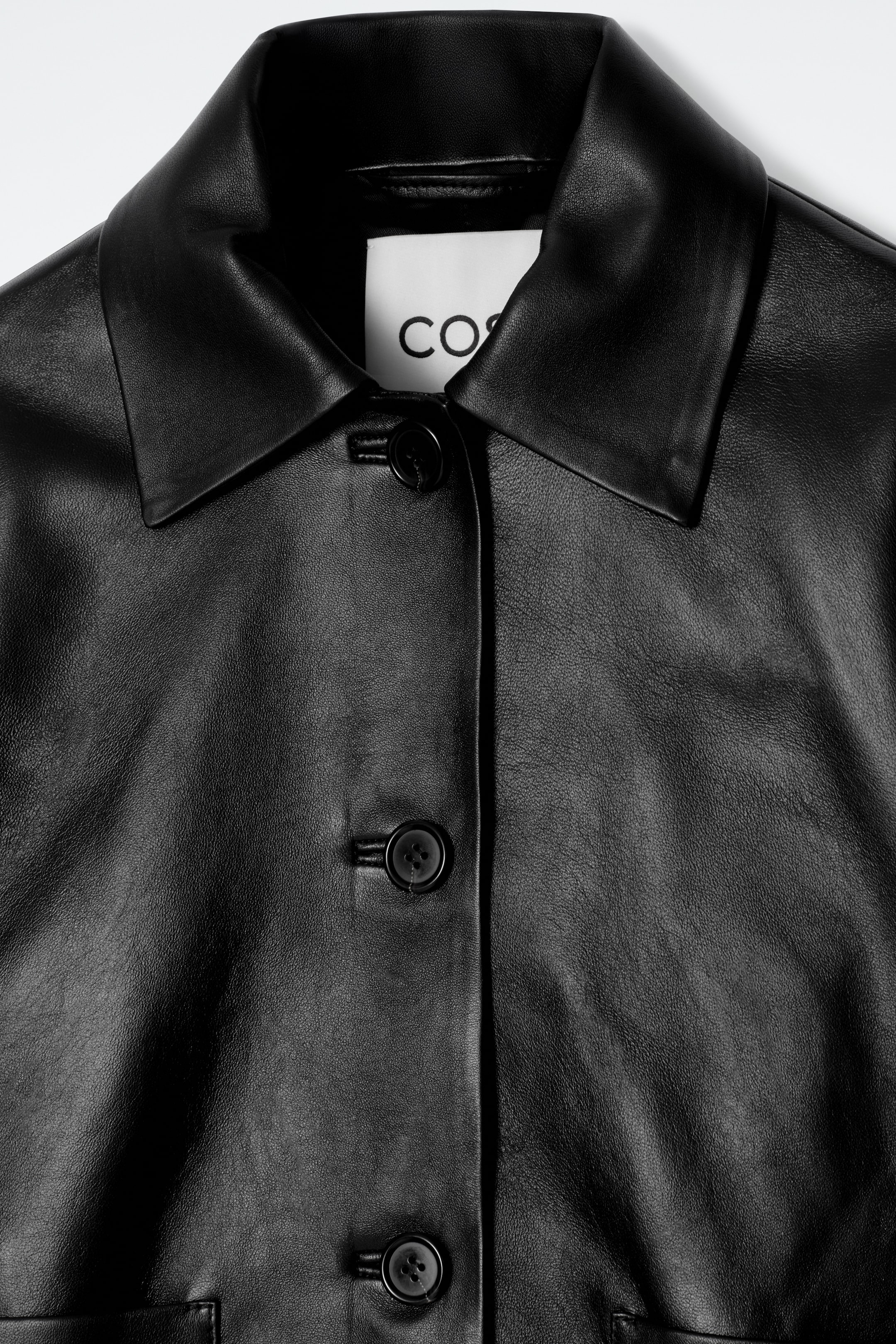 Ver imagen más grande: CHAQUETA DE CUERO CON CUELLO CLÁSICO - NEGRO - MUJER | H&M ES 7