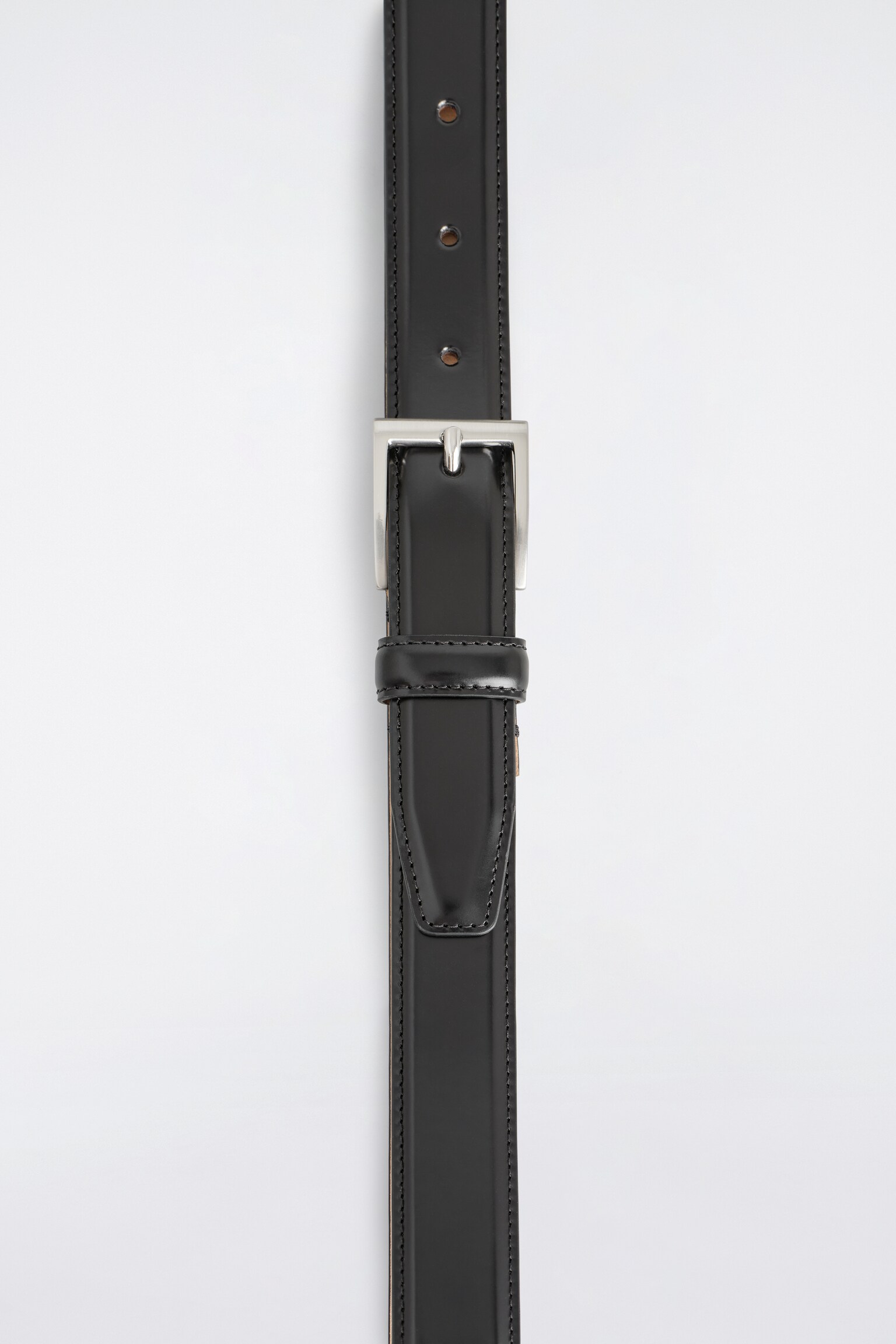LEATHER BELT - BLACK - 4