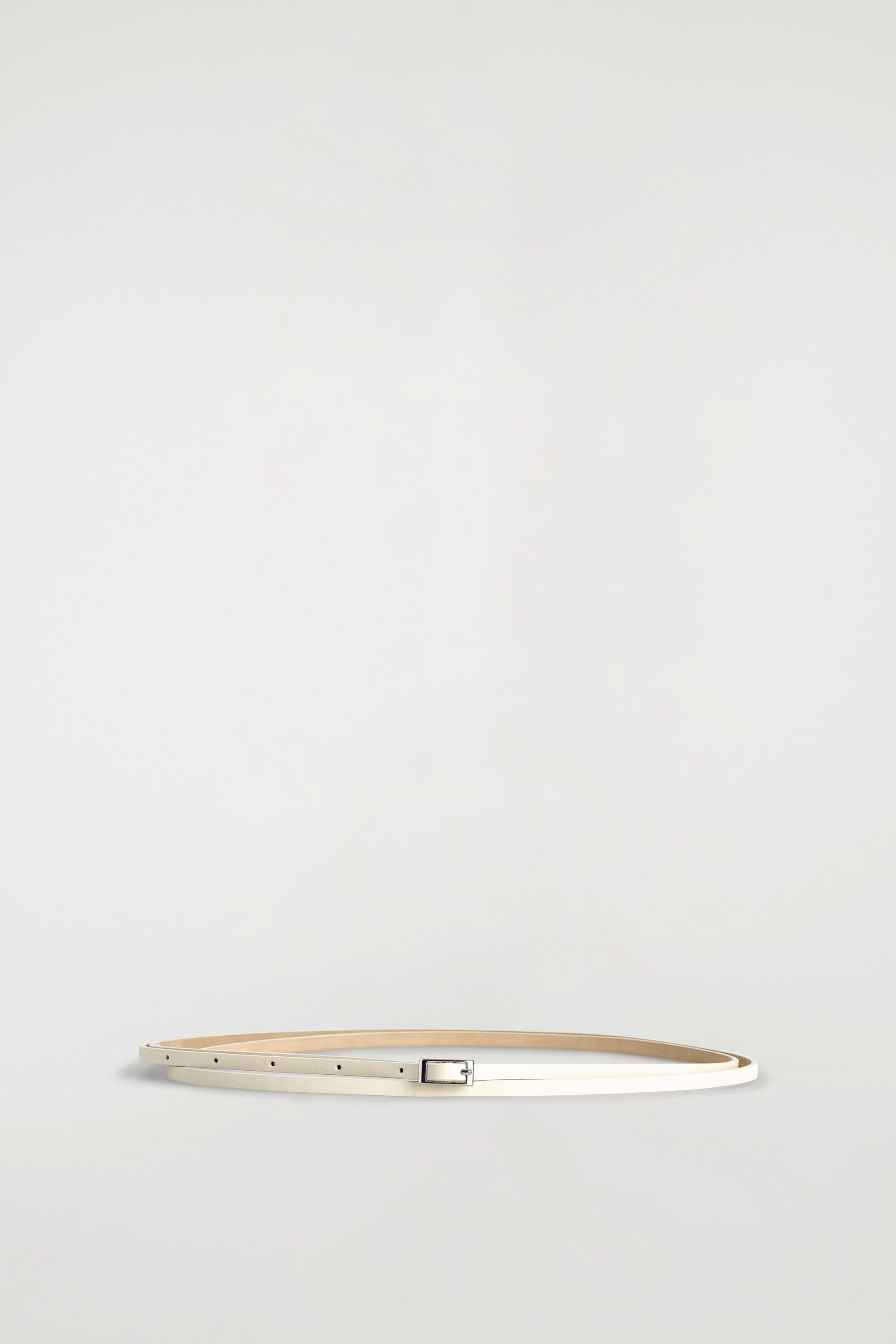 Skinny Double-wrap Leather Belt