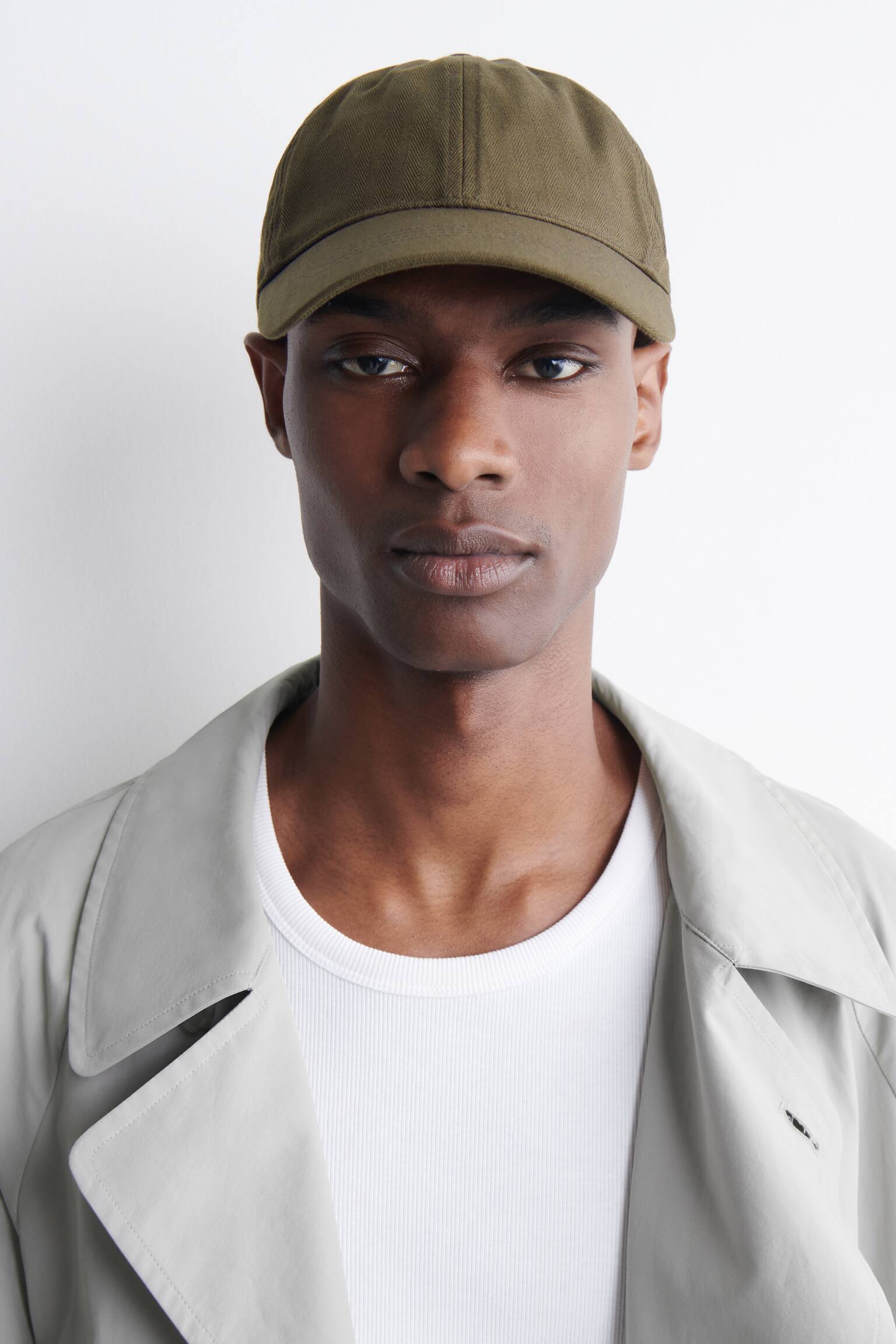 COTTON BASEBALL CAP - חום - 2