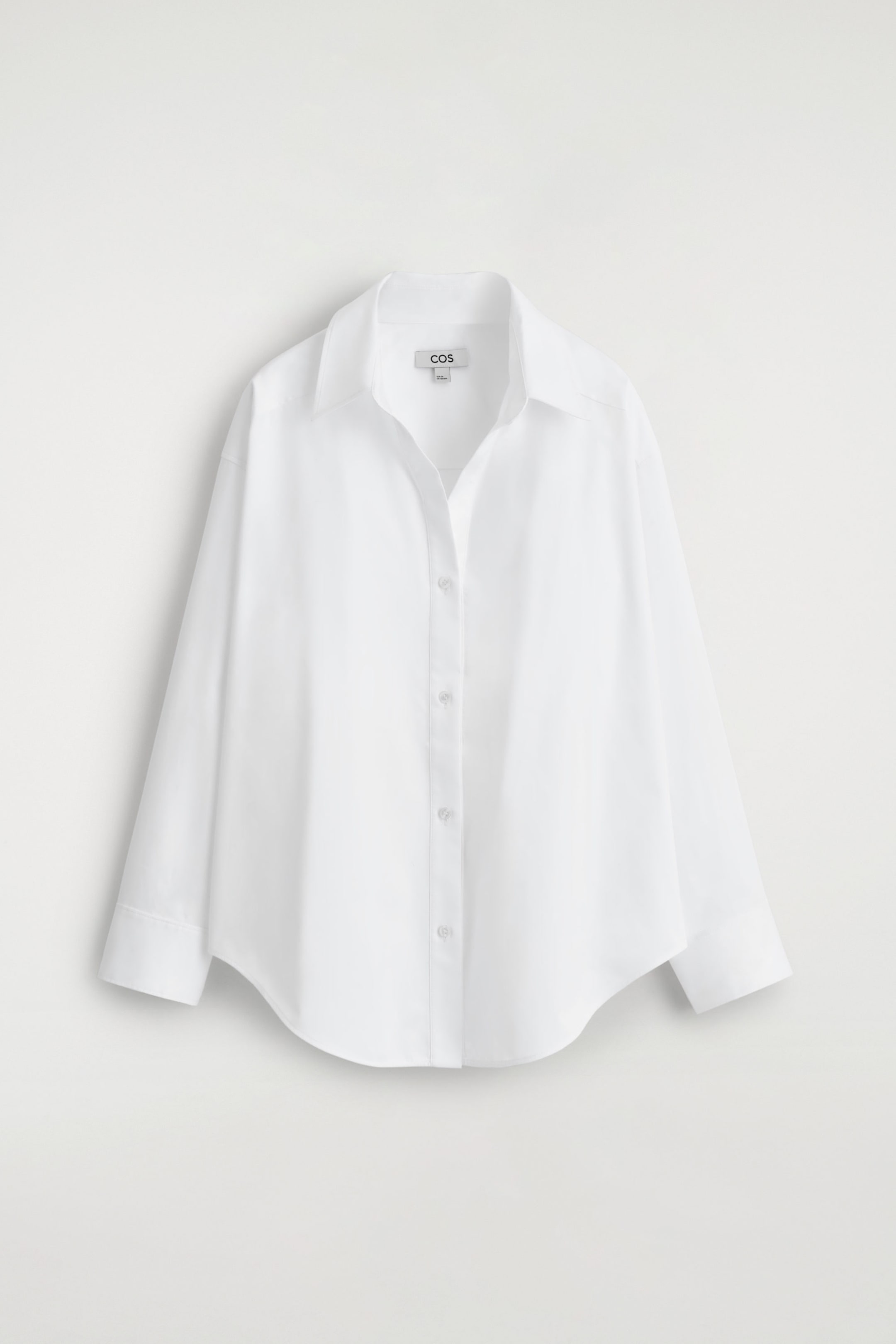 OPEN-COLLAR COTTON SHIRT