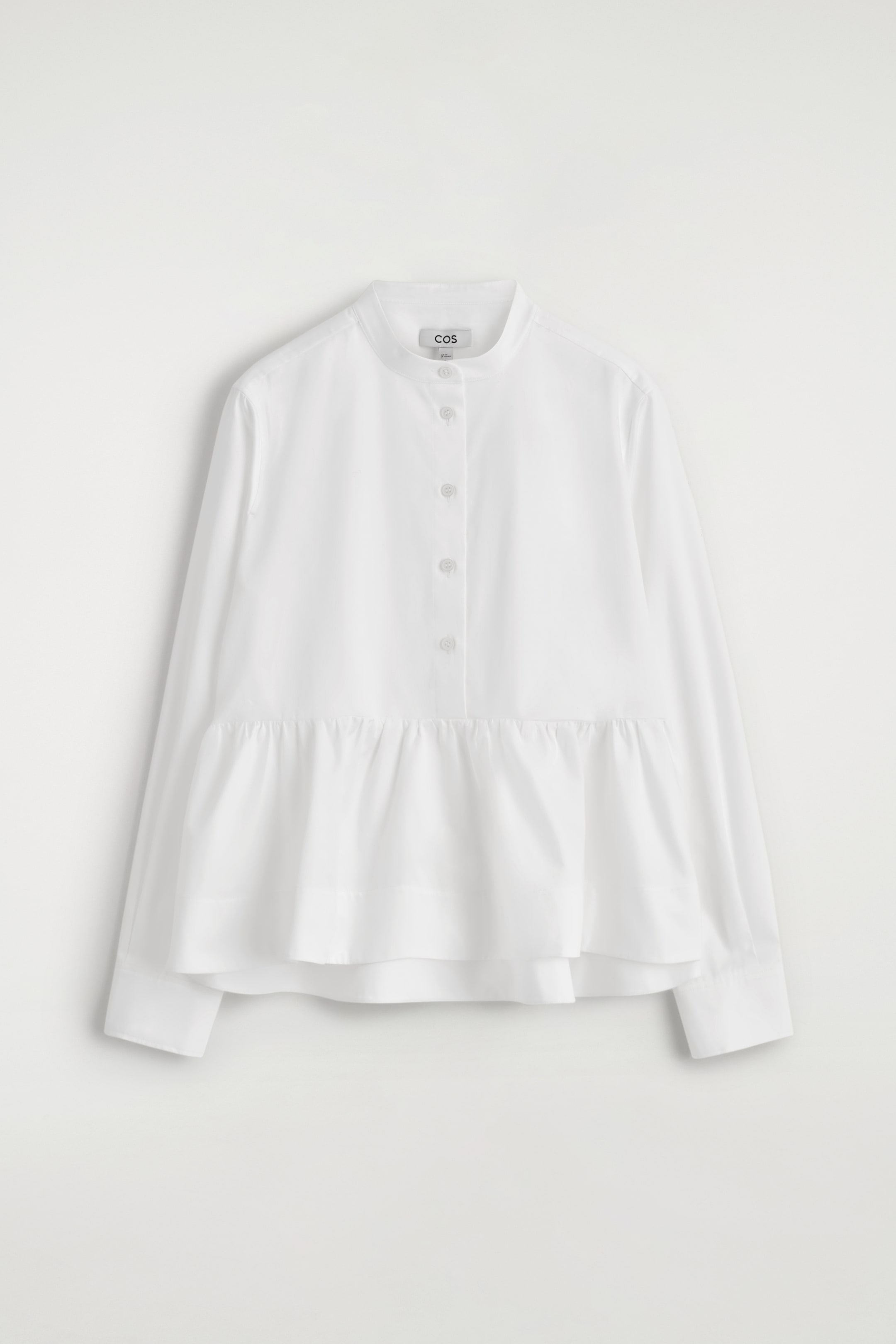Grösseres Bild ansehen: BAUMWOLLHEMD MIT SCHÖSSCHEN - WEISS - DAMEN | H&M CH 6