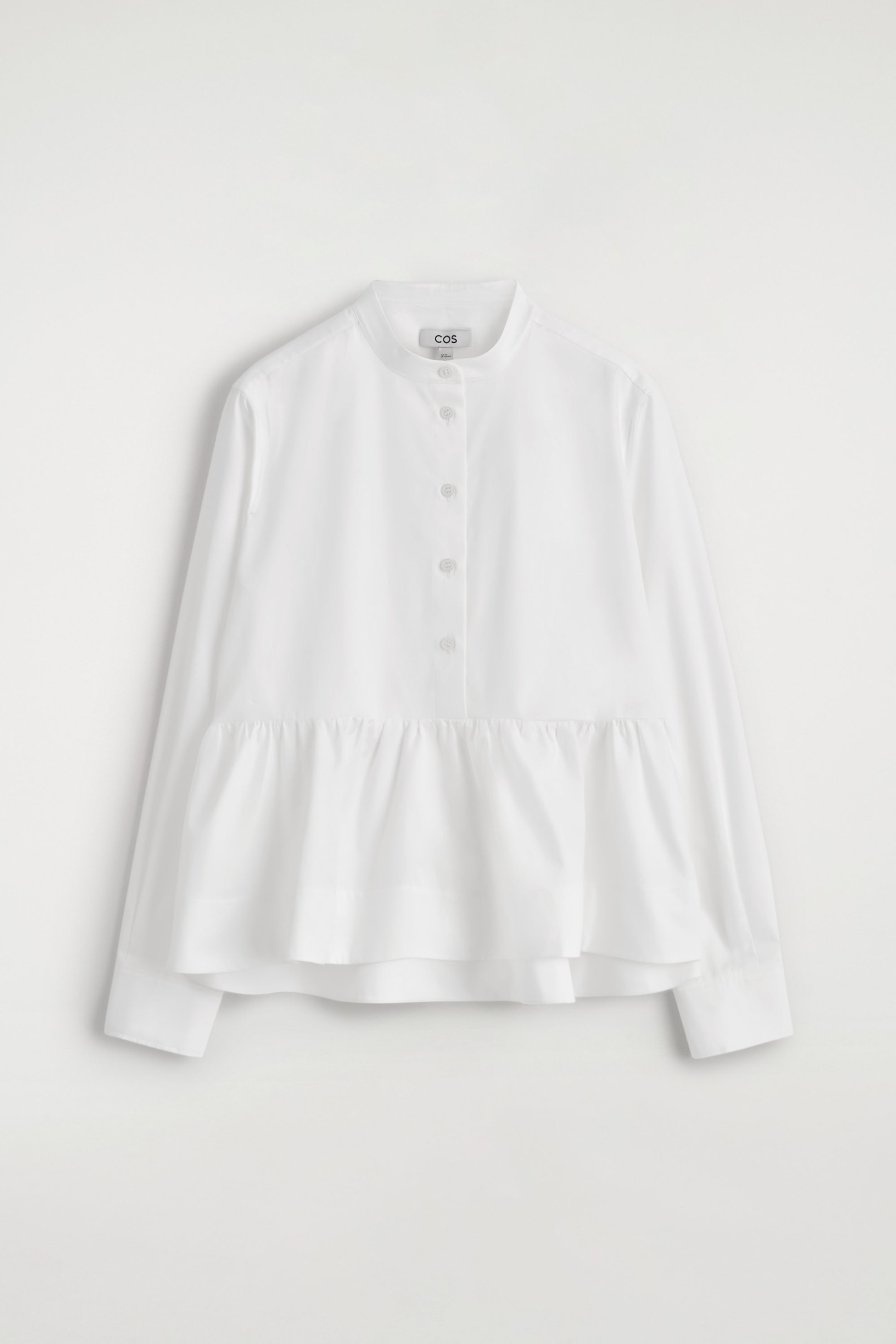 PEPLUM COTTON SHIRT