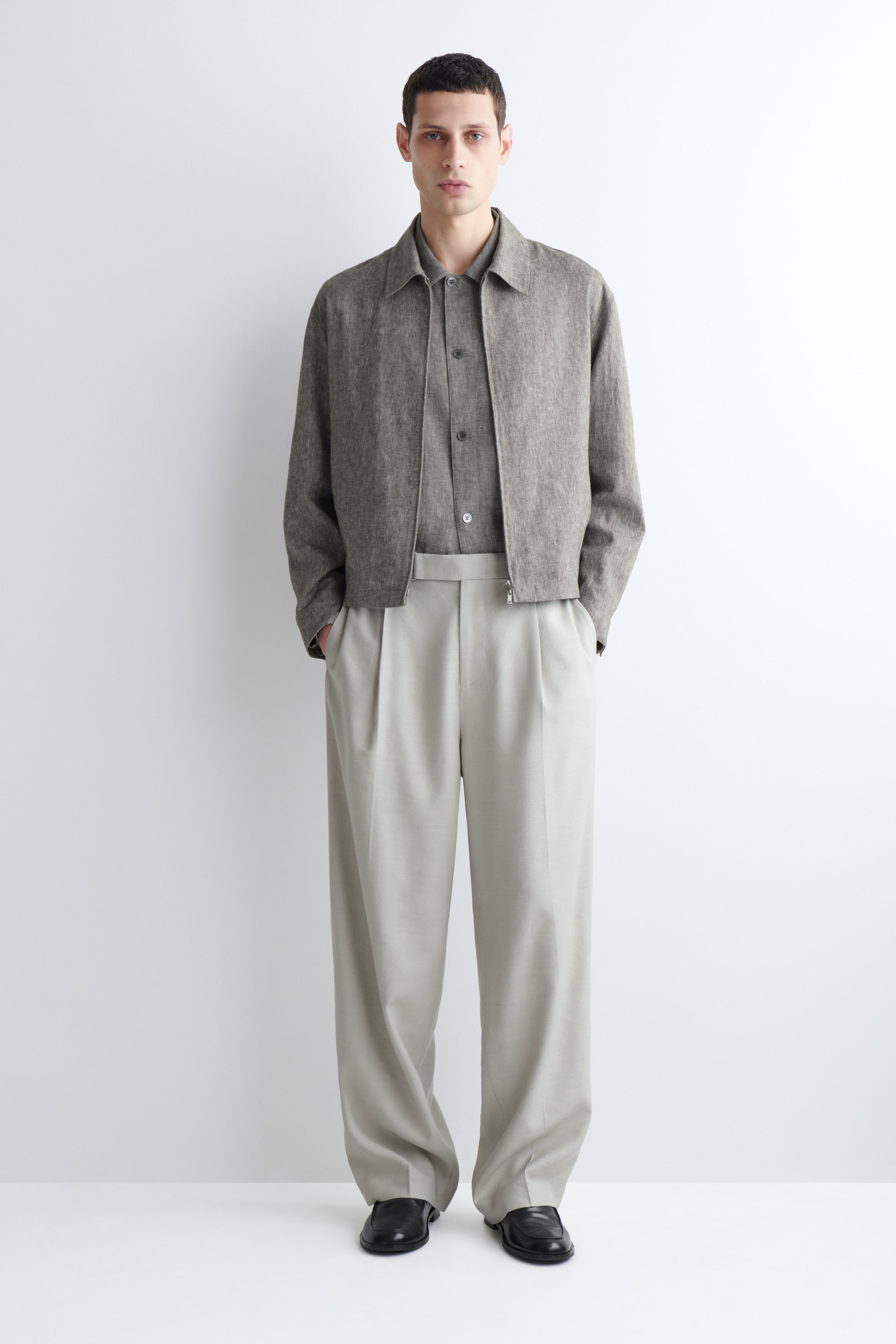 Cos LINEN BLOUSON JACKET | King's Cross