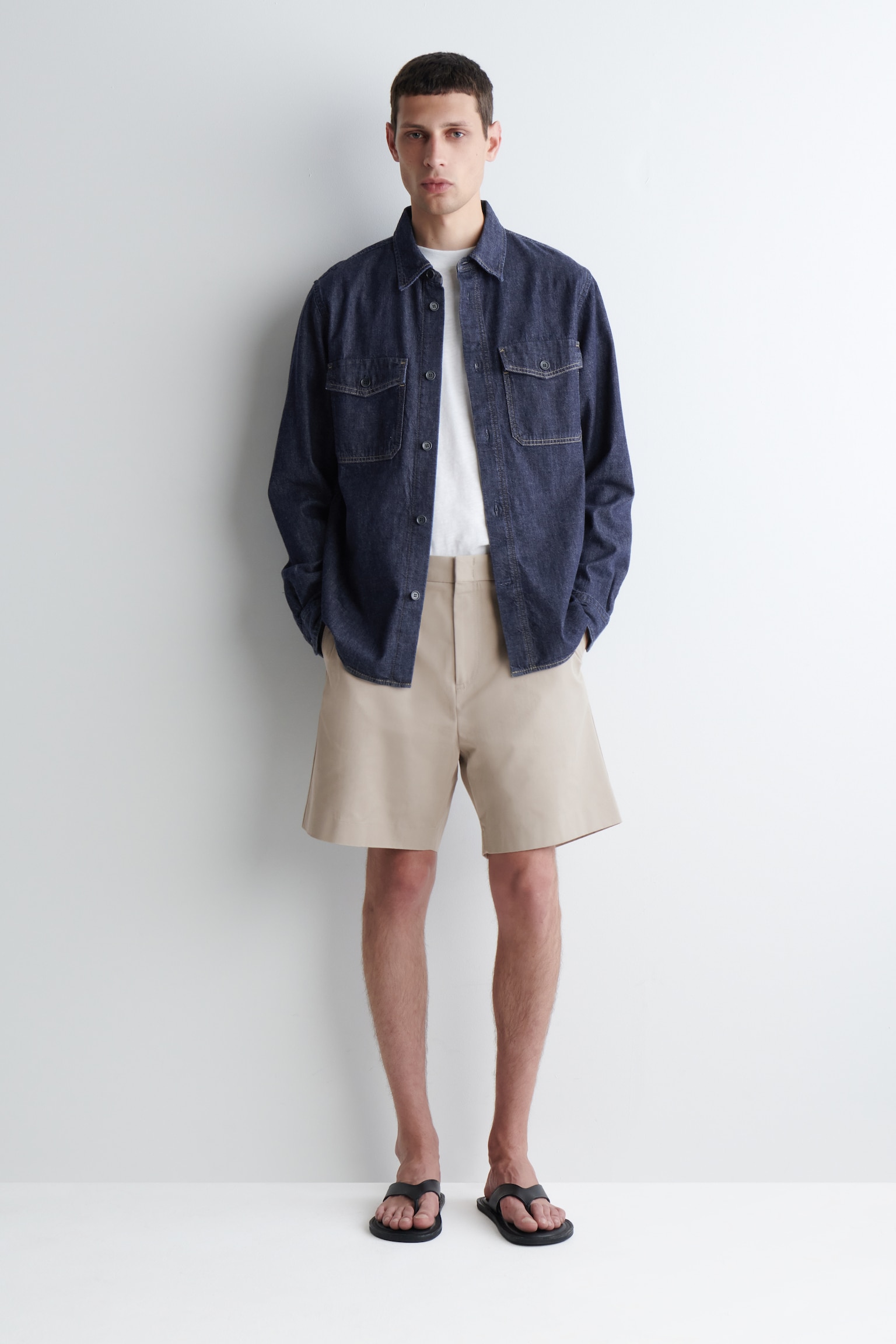 SHORTS CHINO IN COTONE - TALPA/MARRONE SCURO