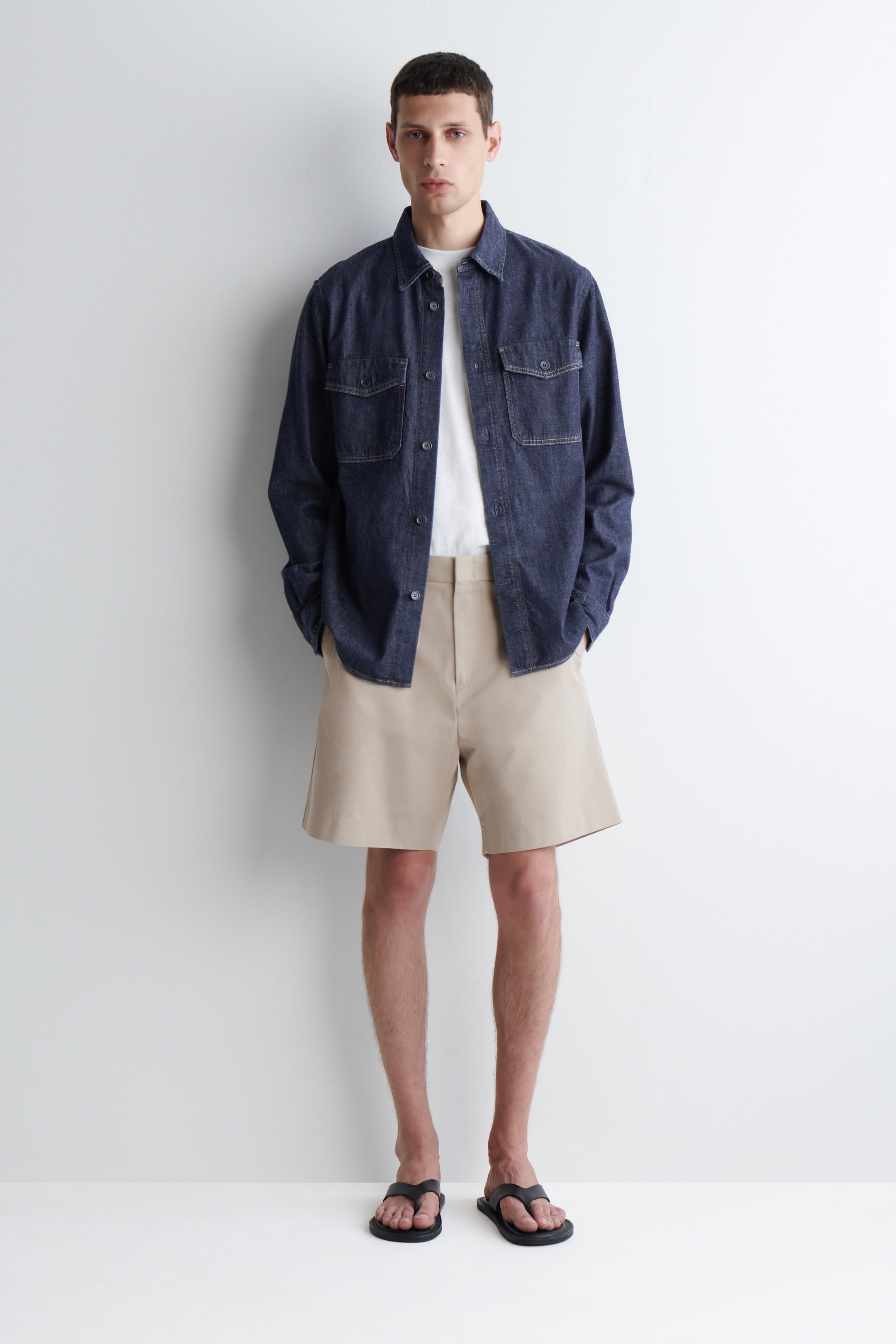 COTTON CHINO SHORTS
