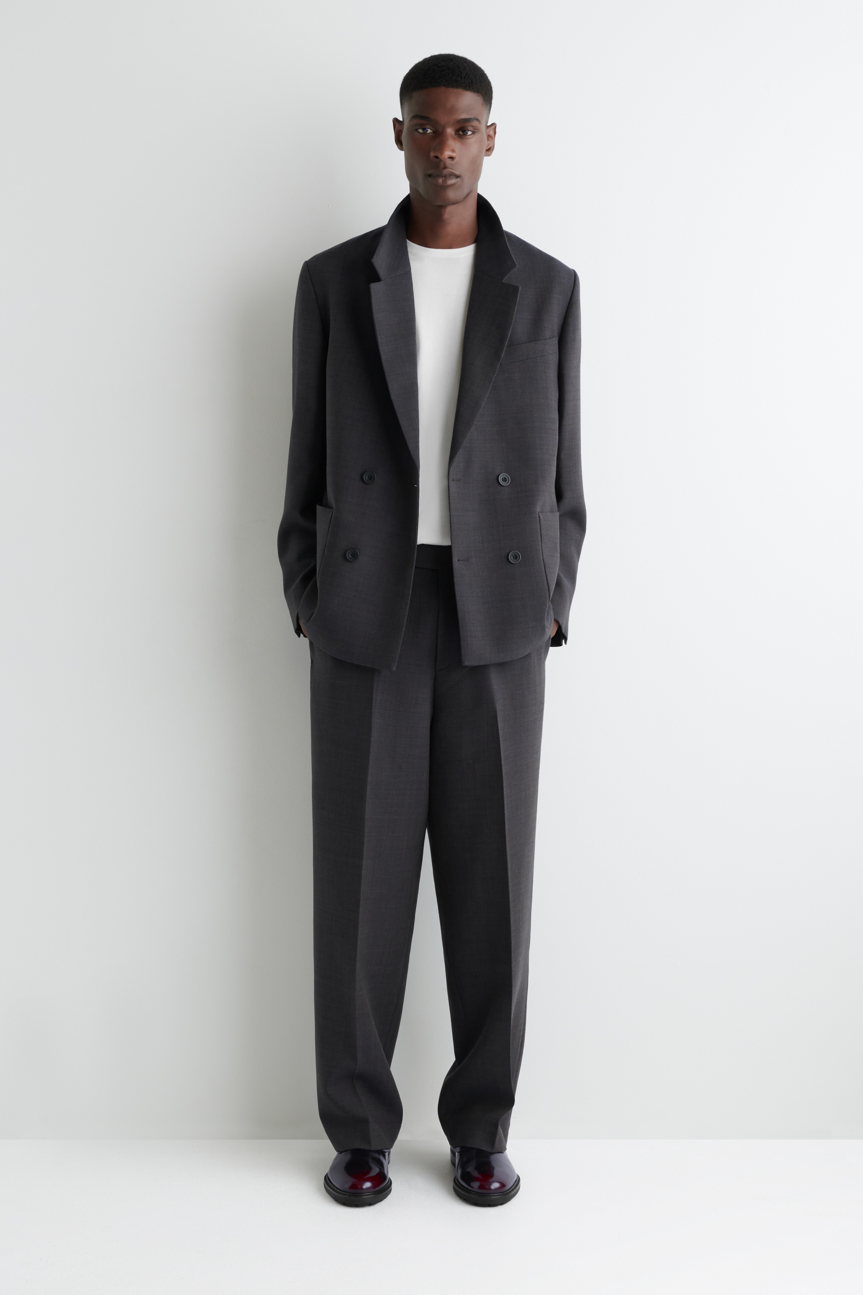 KOŽENÉ OXFORDKY - Bordó