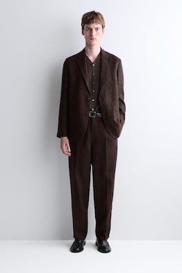 MILANO-KNIT WAISTCOAT — BROWN 3