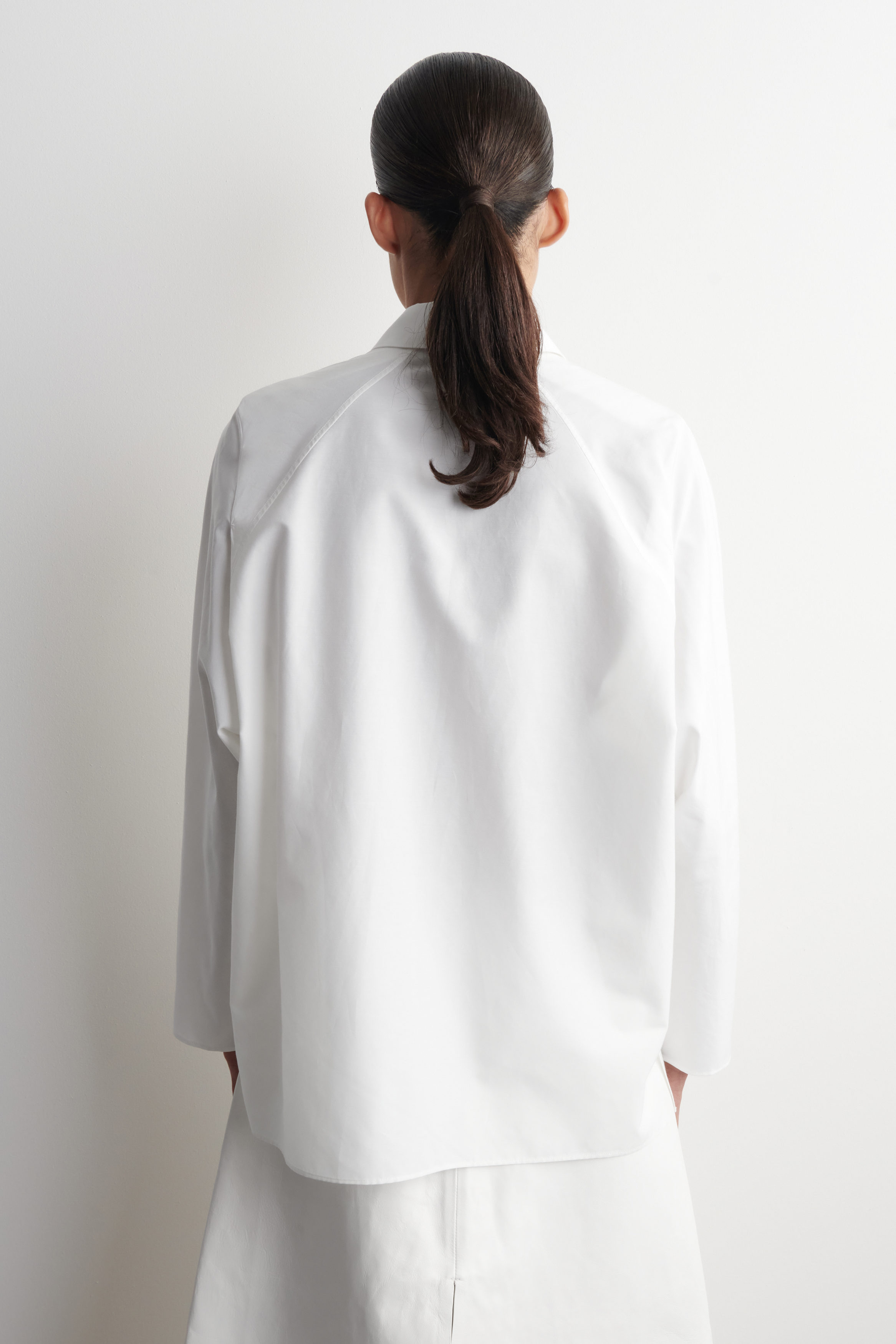 ROUNDED COTTON-SILK SHIRT - thumbnail 4