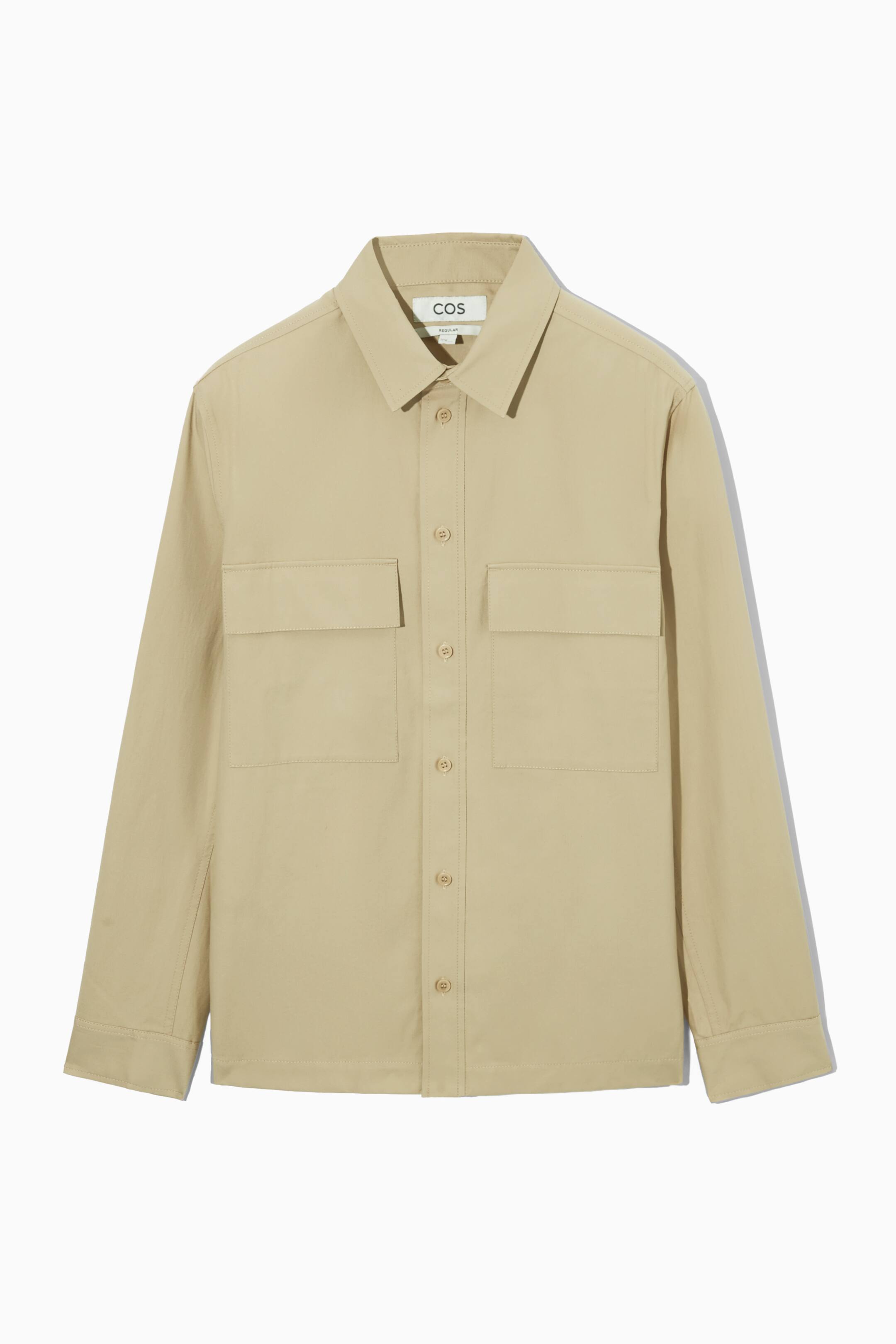 Näytä suurempi kuva: REGULAR-FIT OVERSHIRT - BEIGE - MIEHET | H&M FI 1