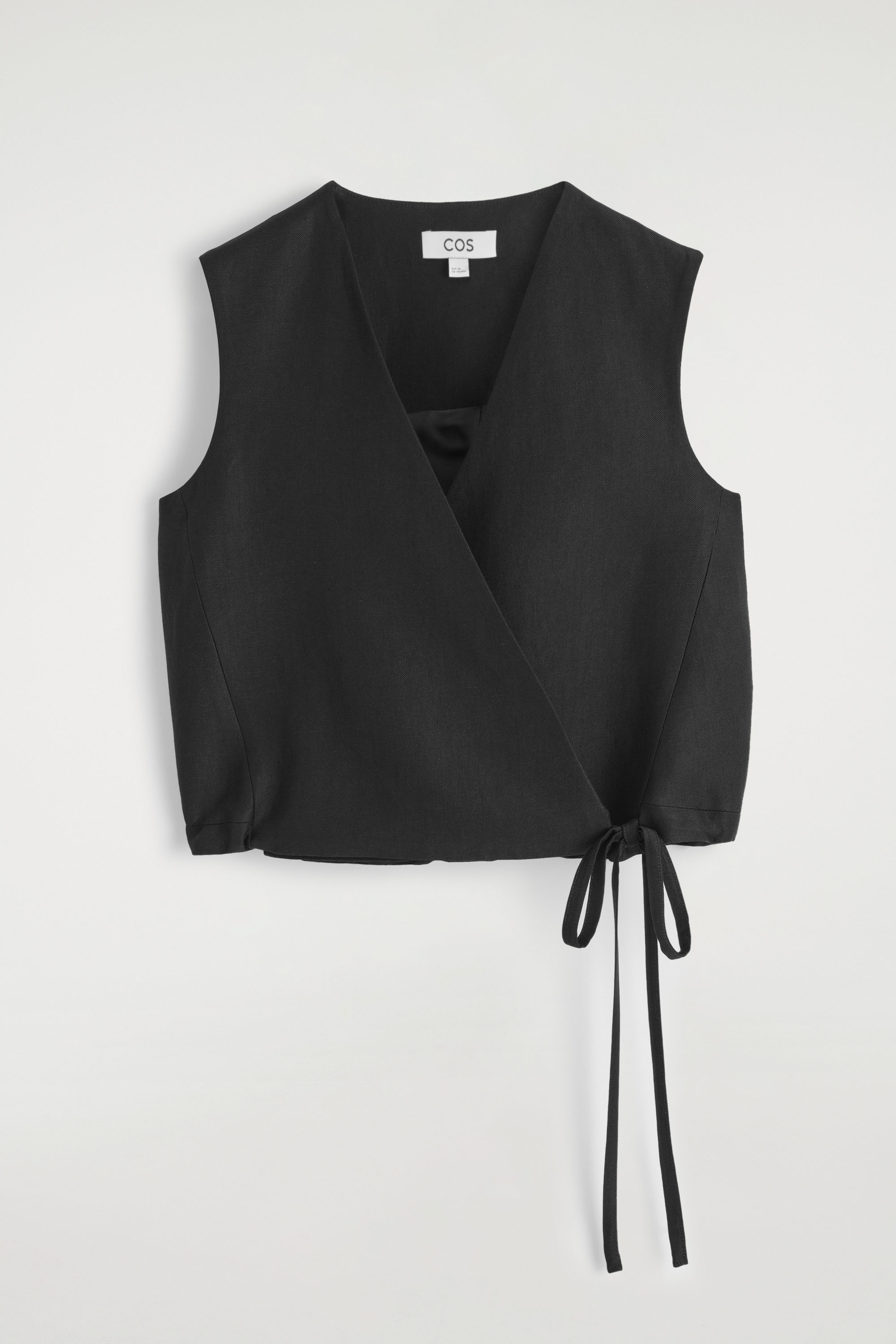 【美品】COS KNITTED WAISTCOAT XS ブラック KNITTED WAISTCOAT ニットベスト｜COS コス 公式オンラインストア