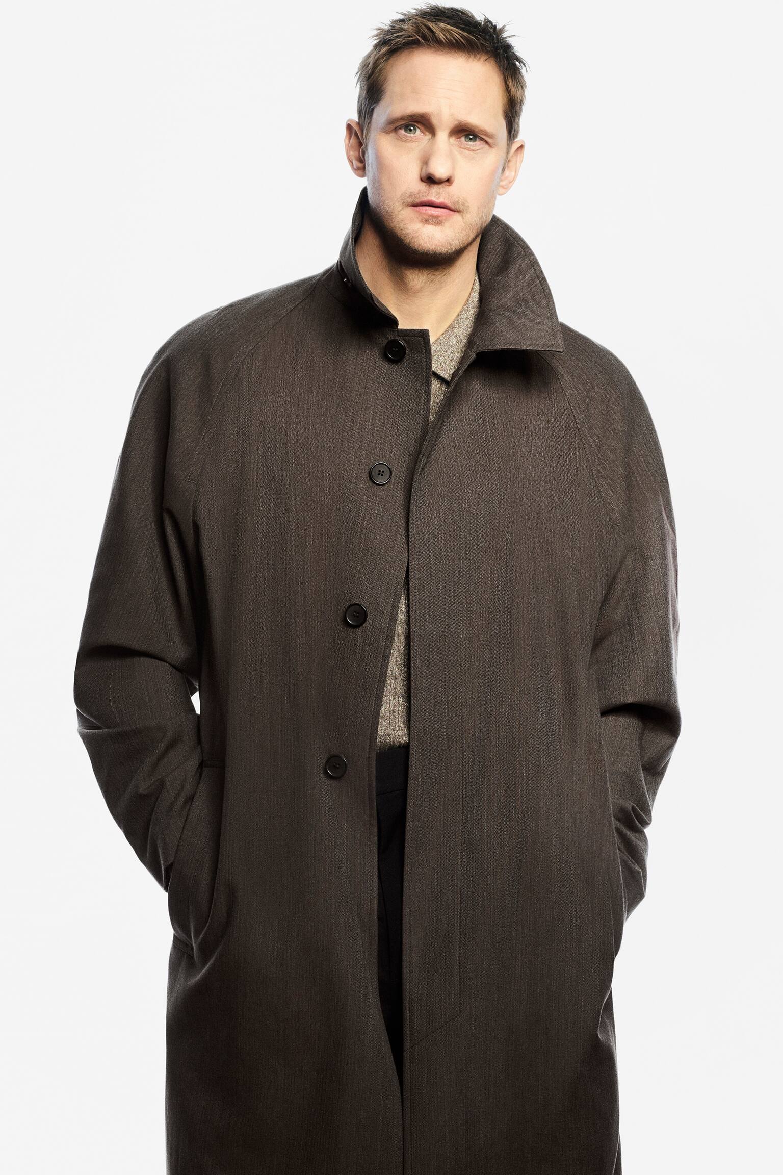 LIGHTWEIGHT COTTON-HERRINGBONE TRENCH COAT - 4