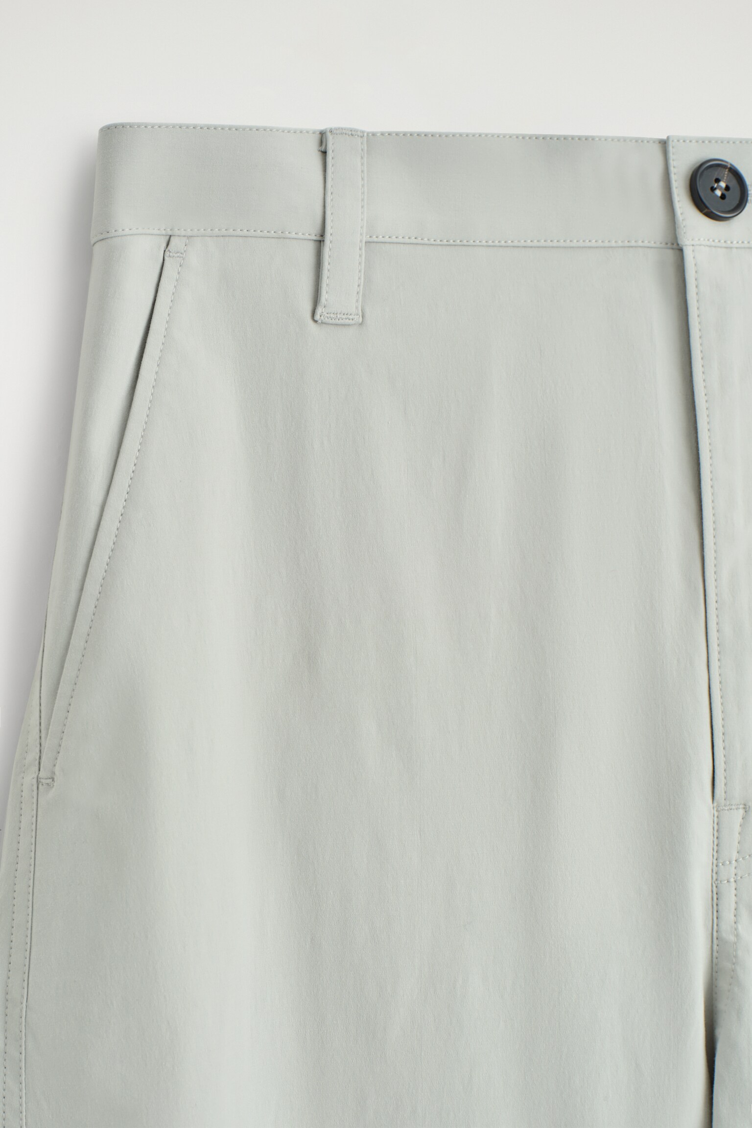 מכנסי חבית כותנה - תכלת - 3