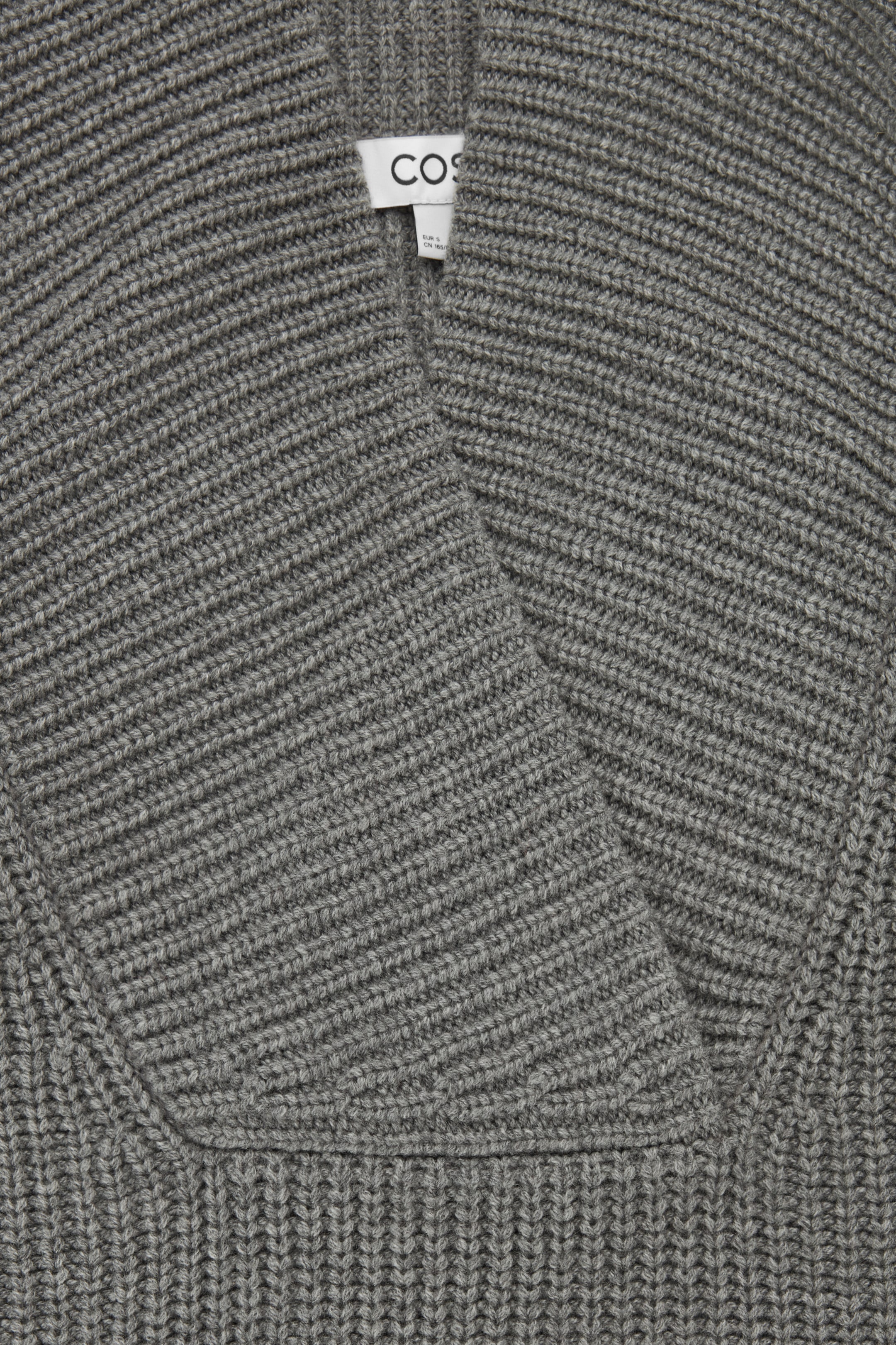 Se større billede: SHAWL-COLLAR CASHMERE-BLEND JUMPER - GREY - DAME | H&M DK 2