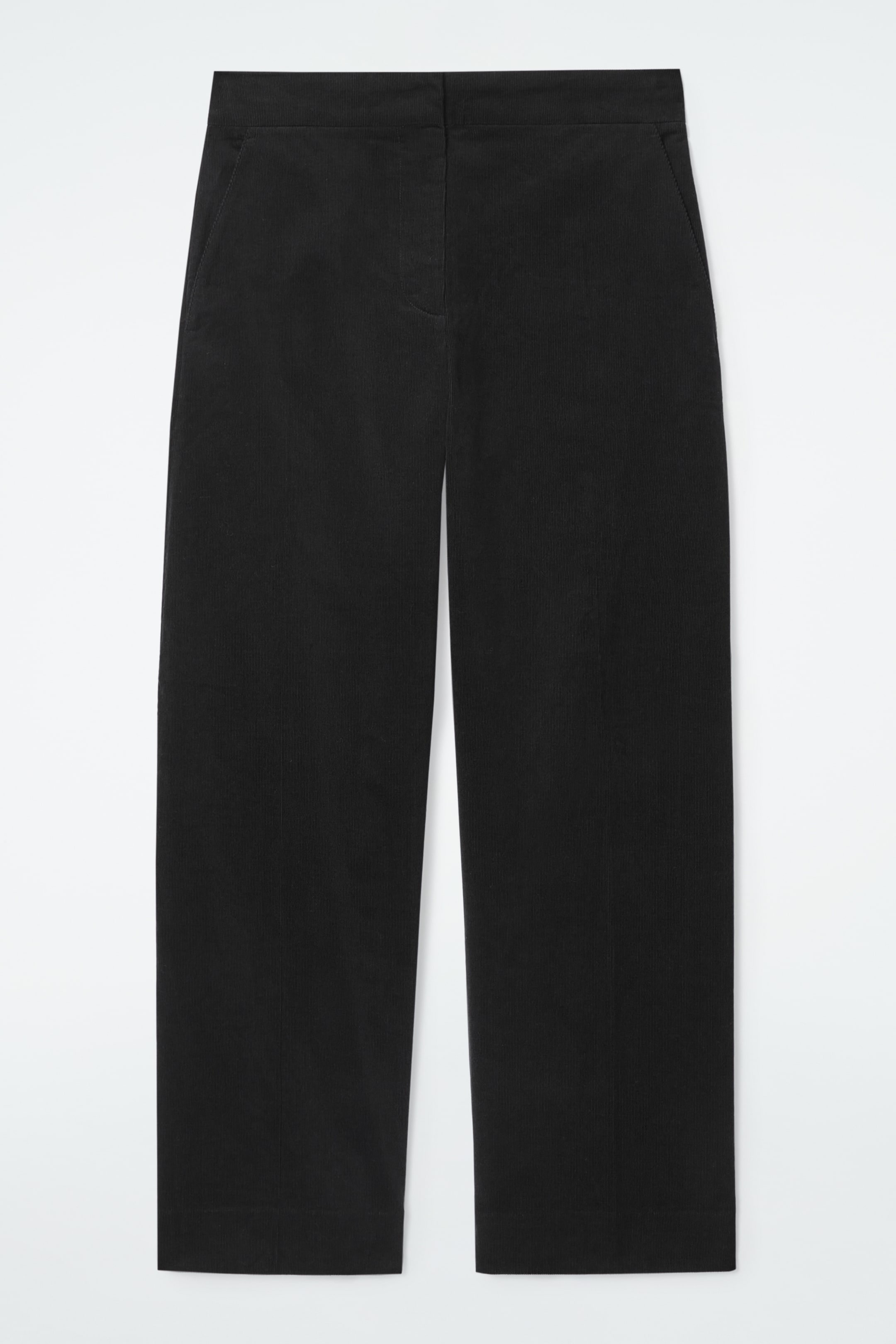 View larger image: CROPPED CORDUROY TROUSERS - BLACK - Ladies | H&M GB 6