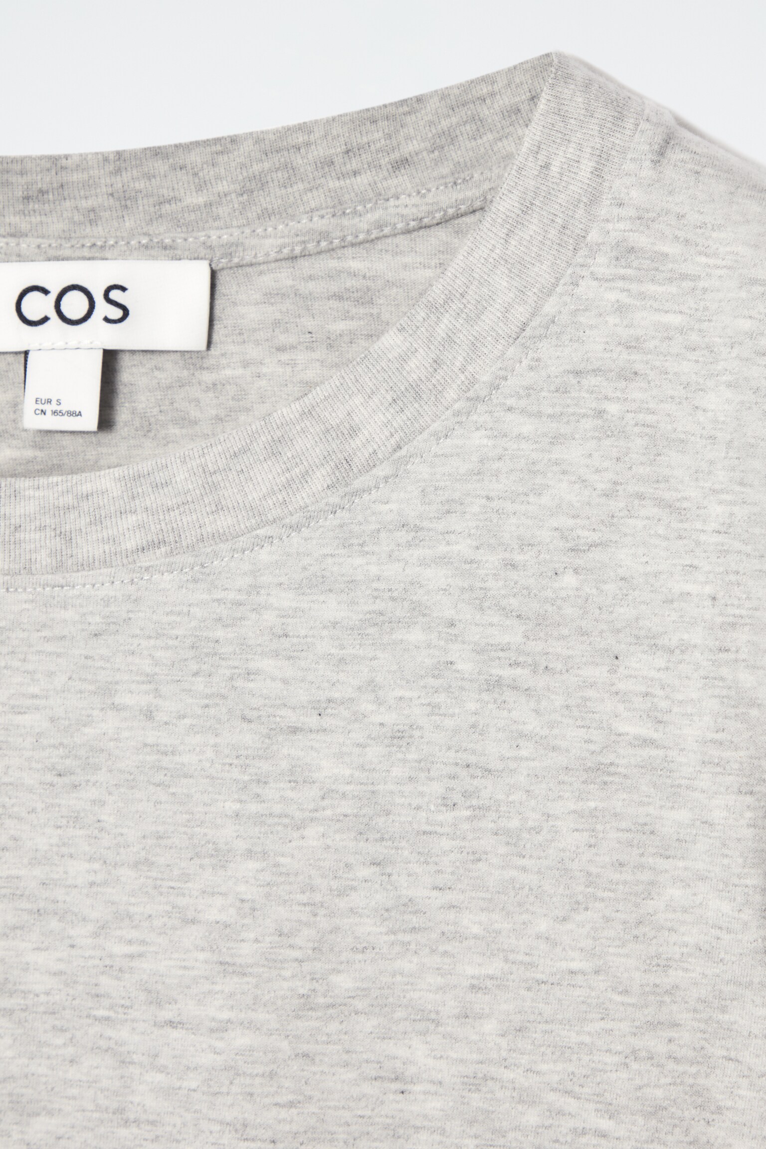 T-SHIRT 24/7 À MANCHES LONGUES - GRIS CLAIR/BRUN / RAYURES/BLANC/GRIS CHINÉ - 8