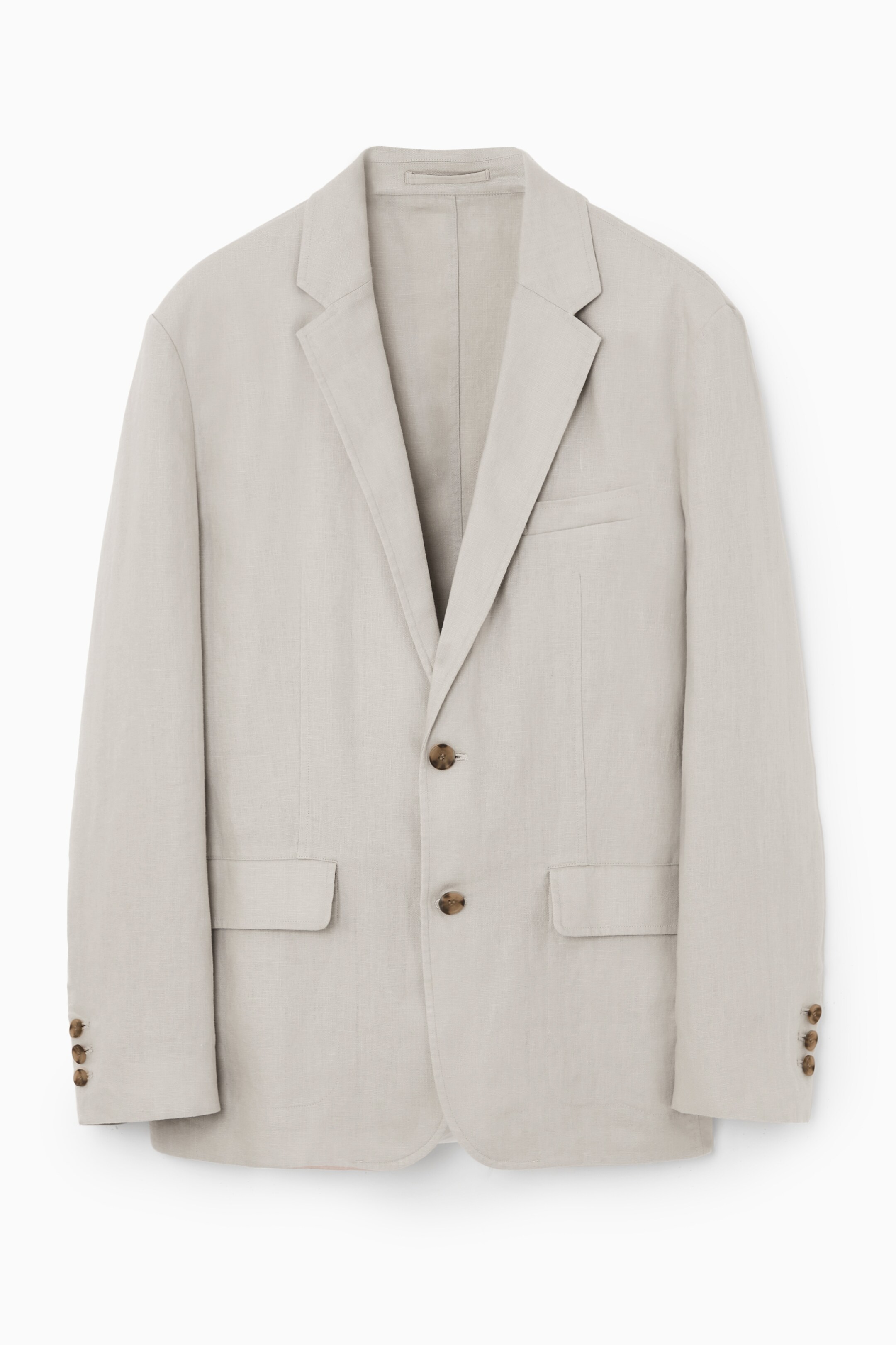 Agrandir l'image: BLAZER FLOU EN LIN - GRÈGE - HOMME | H&M CH 1
