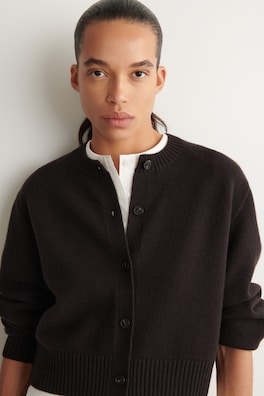 MERINO WOOL SWEATER — BROWN 5