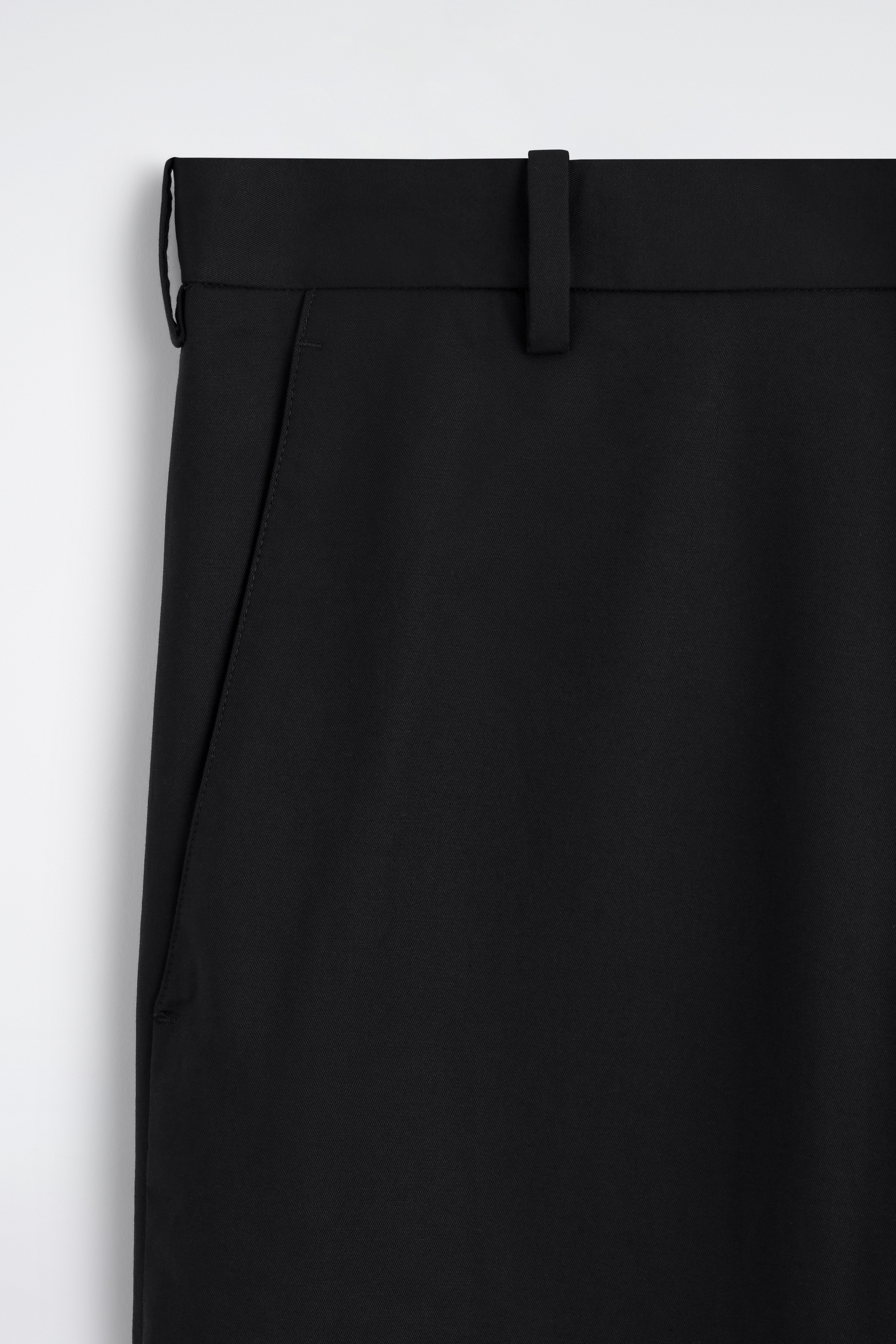 COTTON RELAXED-FIT WIDE-LEG CHINOS