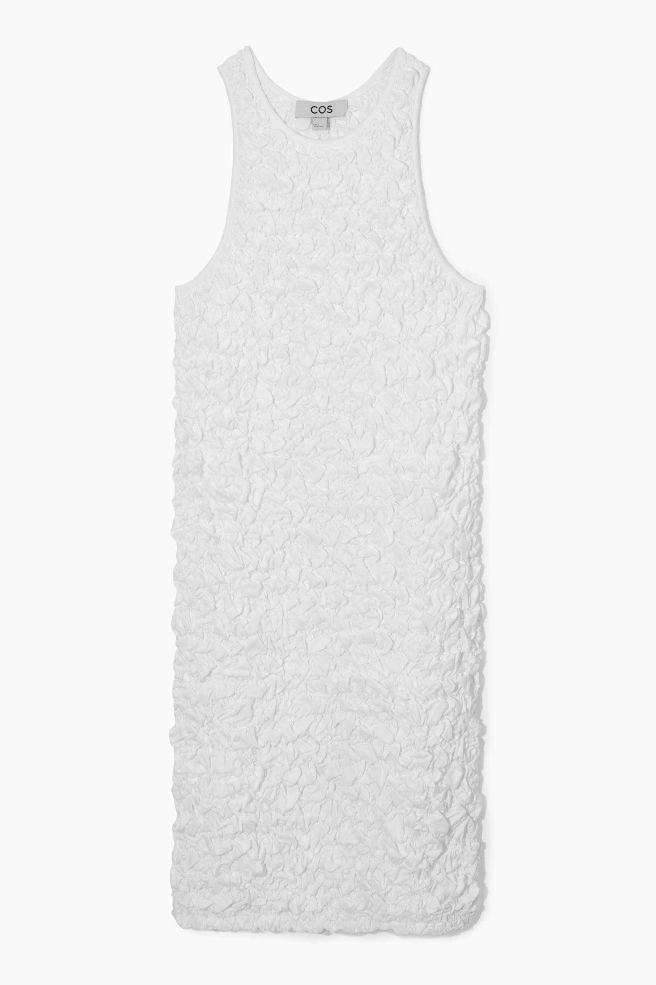 Se større billede: SMOCKED TANK DRESS - HVID - DAME | H&M DK 1