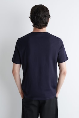 3-PACK COTTON CREW-NECK T-SHIRTS — NAVY / WHITE / GRAY 6