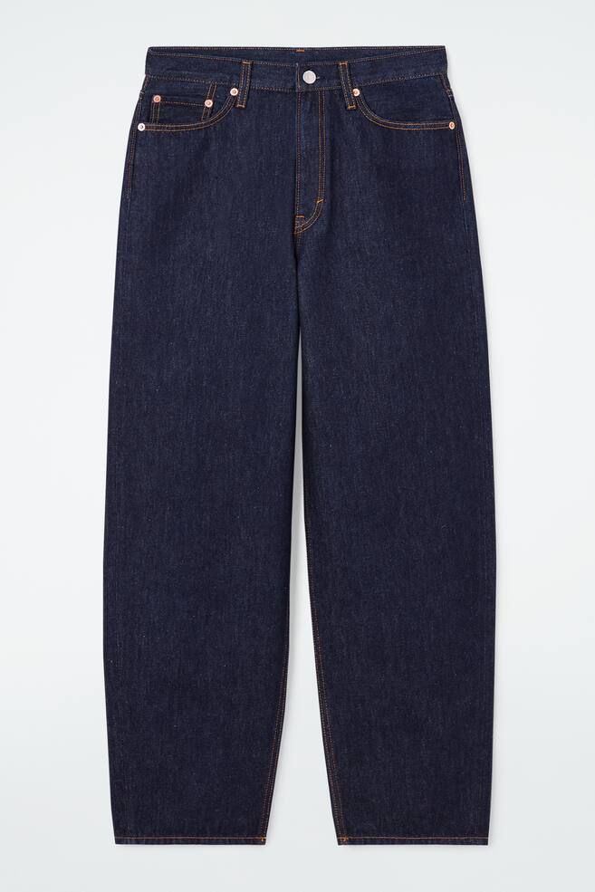 JEANS ARCH AFFUSOLATI - INDACO/AVORIO - 1