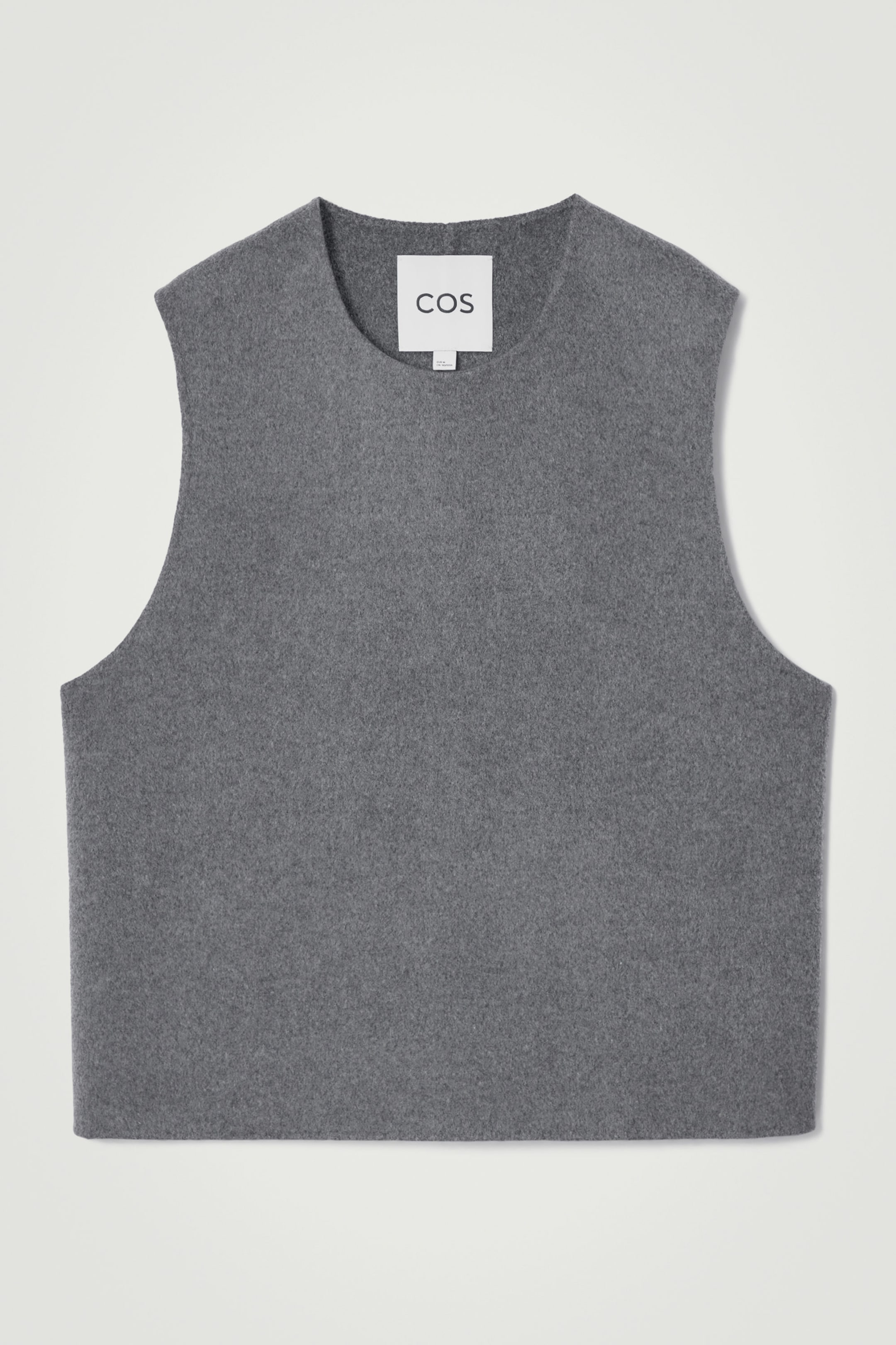 DOUBLE-FACED WOOL VEST
