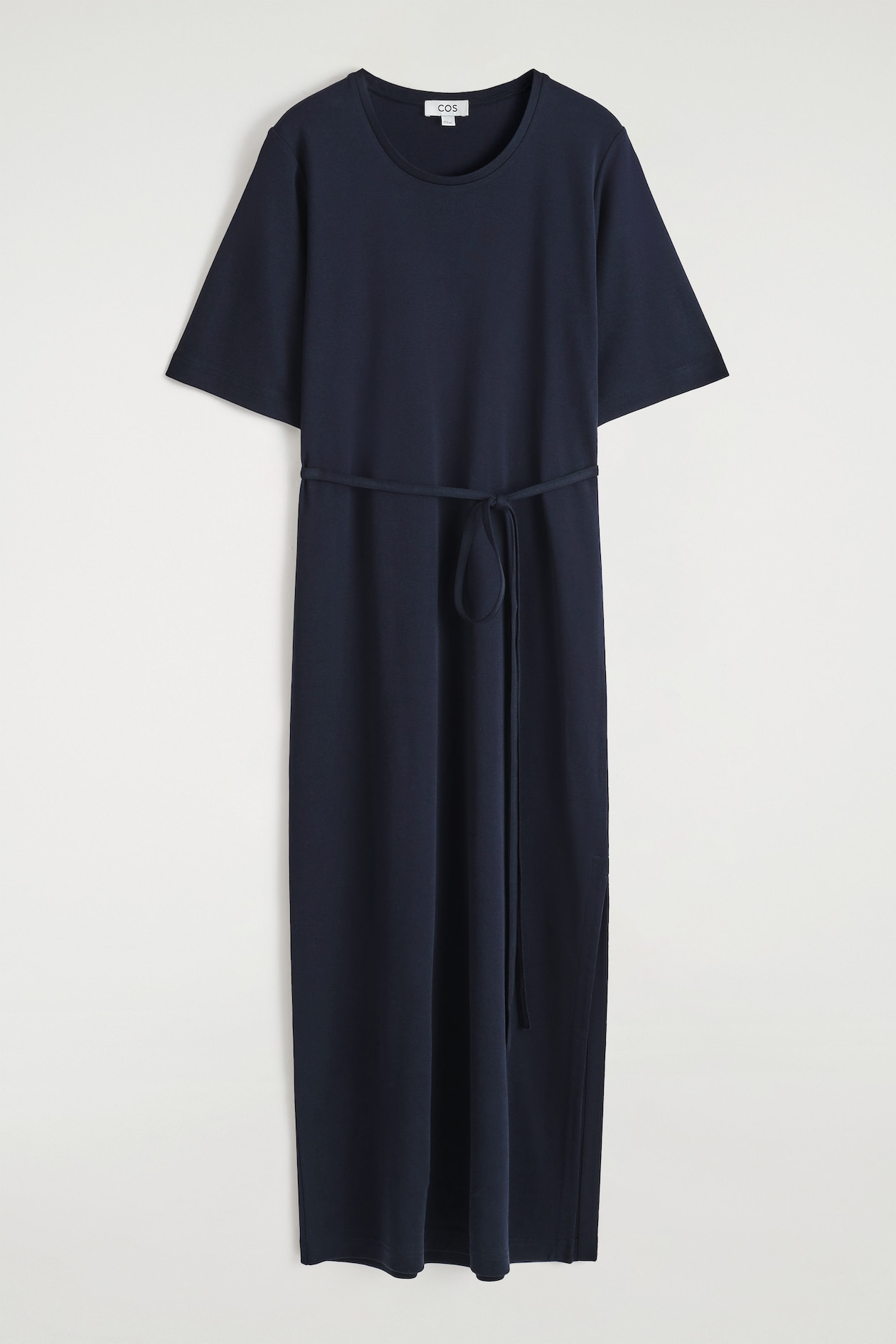 cos shirt dress navy A-LINE MINI SHIRT DRESS