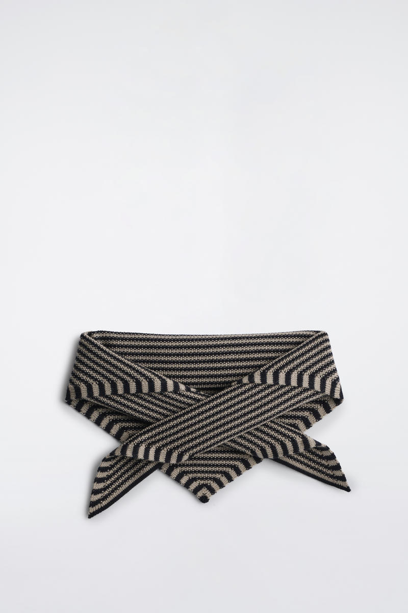 Textured Merino Wool Scarf