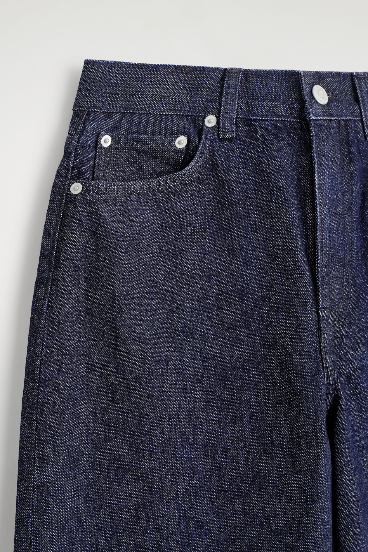 DIAL WIDE-LEG JEANS — DARK BLUE