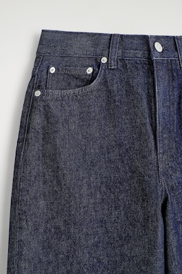 DIAL WIDE-LEG JEANS — DARK BLUE 6