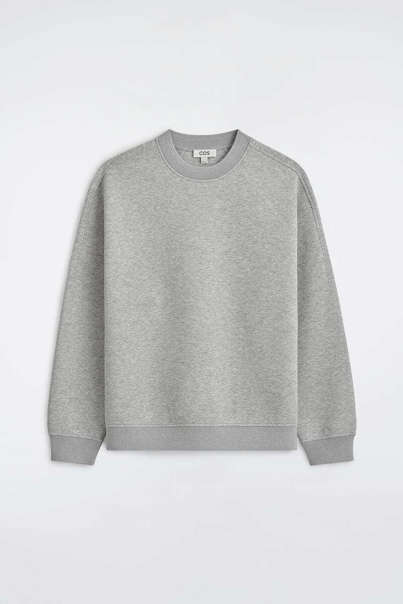 Relaxed Scuba Sweatshirt in Gray