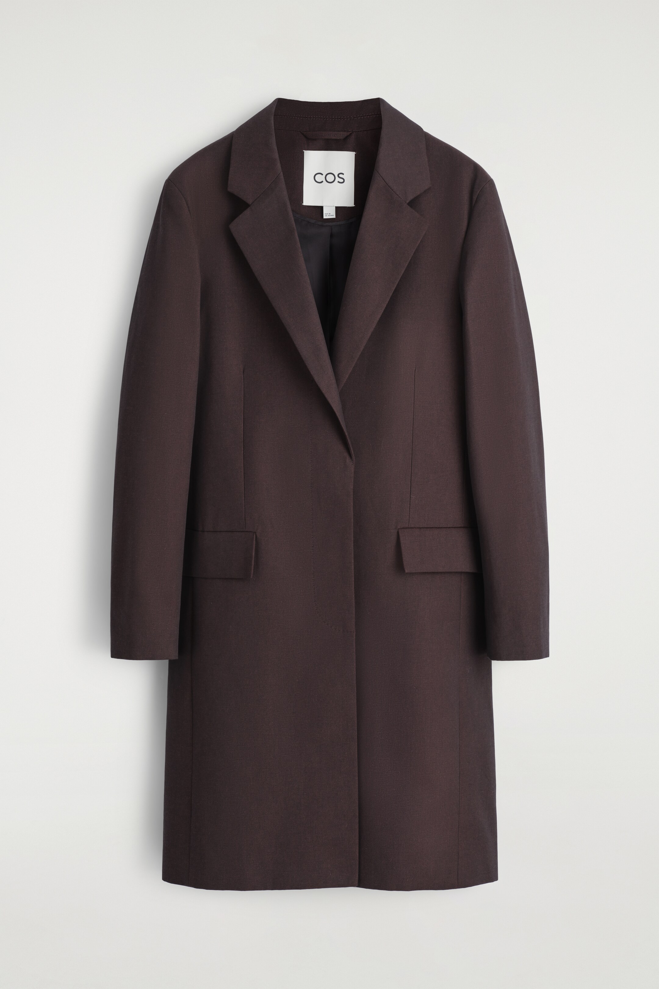 Größeres Bild ansehen: ELEGANTER MANTEL AUS BAUMWOLLE - BURGUNDERROT - Ladies | H&M DE 5