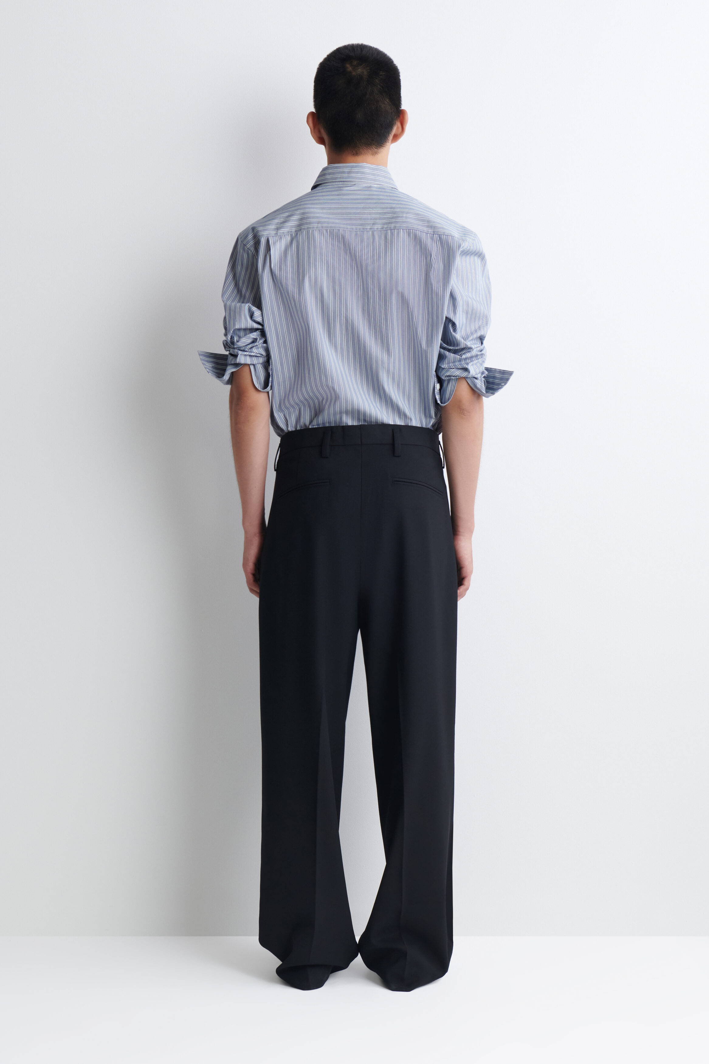 RIDER SELVEDGE RELAXED-FIT STRAIGHT-LEG JEANS - RAW INDIGO | COS