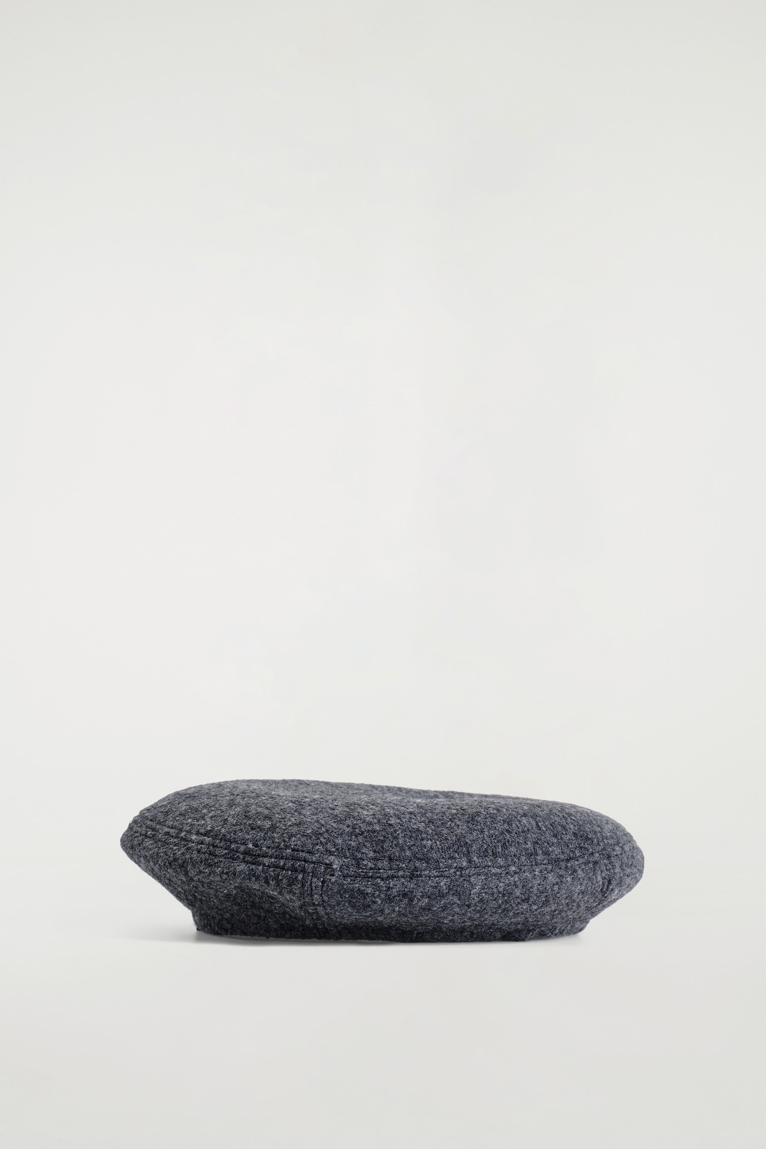 BOINA DE MEZCLA DE ALGODÓN - GRIS OSCURO JASPEADO/BEIGE JASPEADO - 2