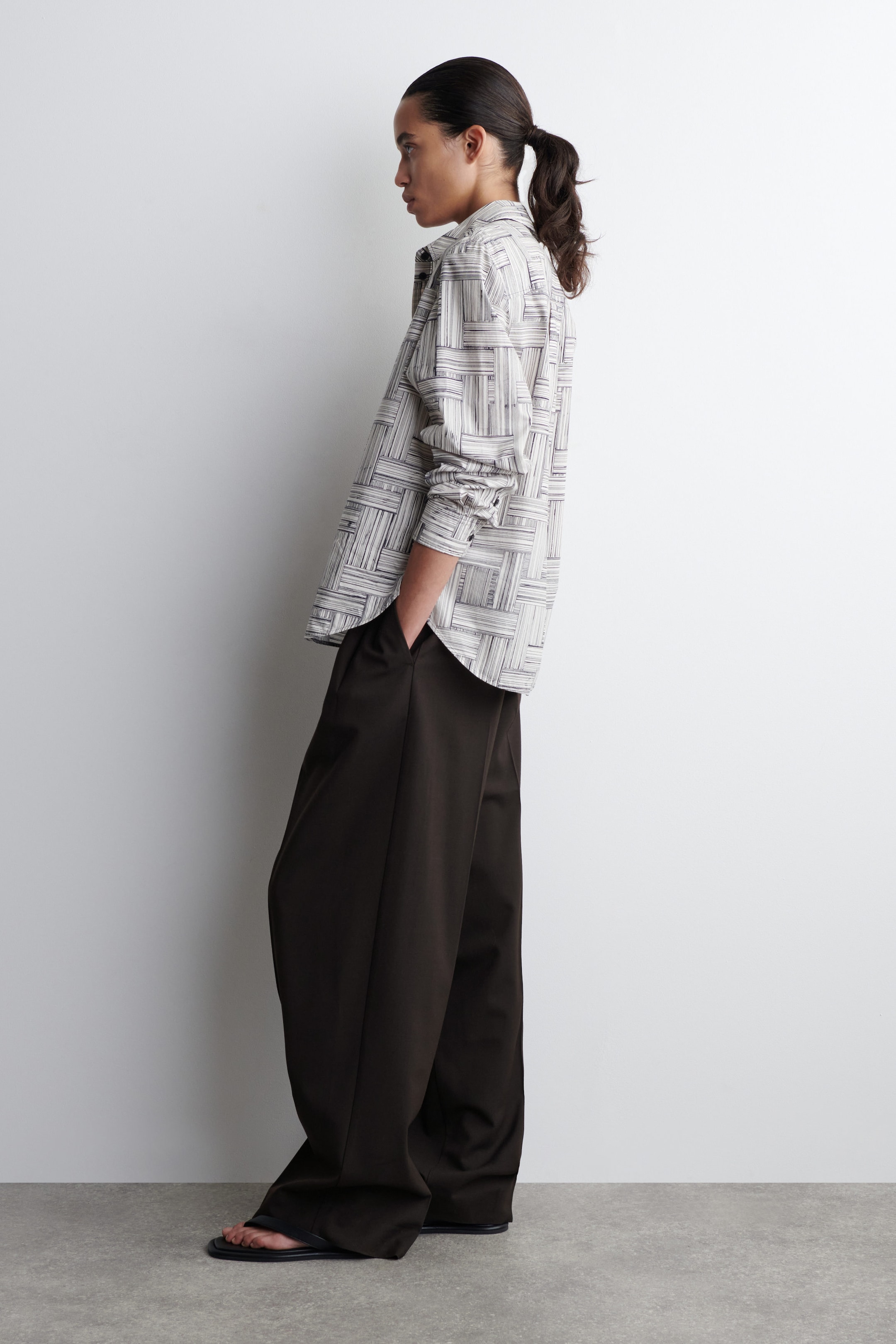 PRINTED COTTON SHIRT
