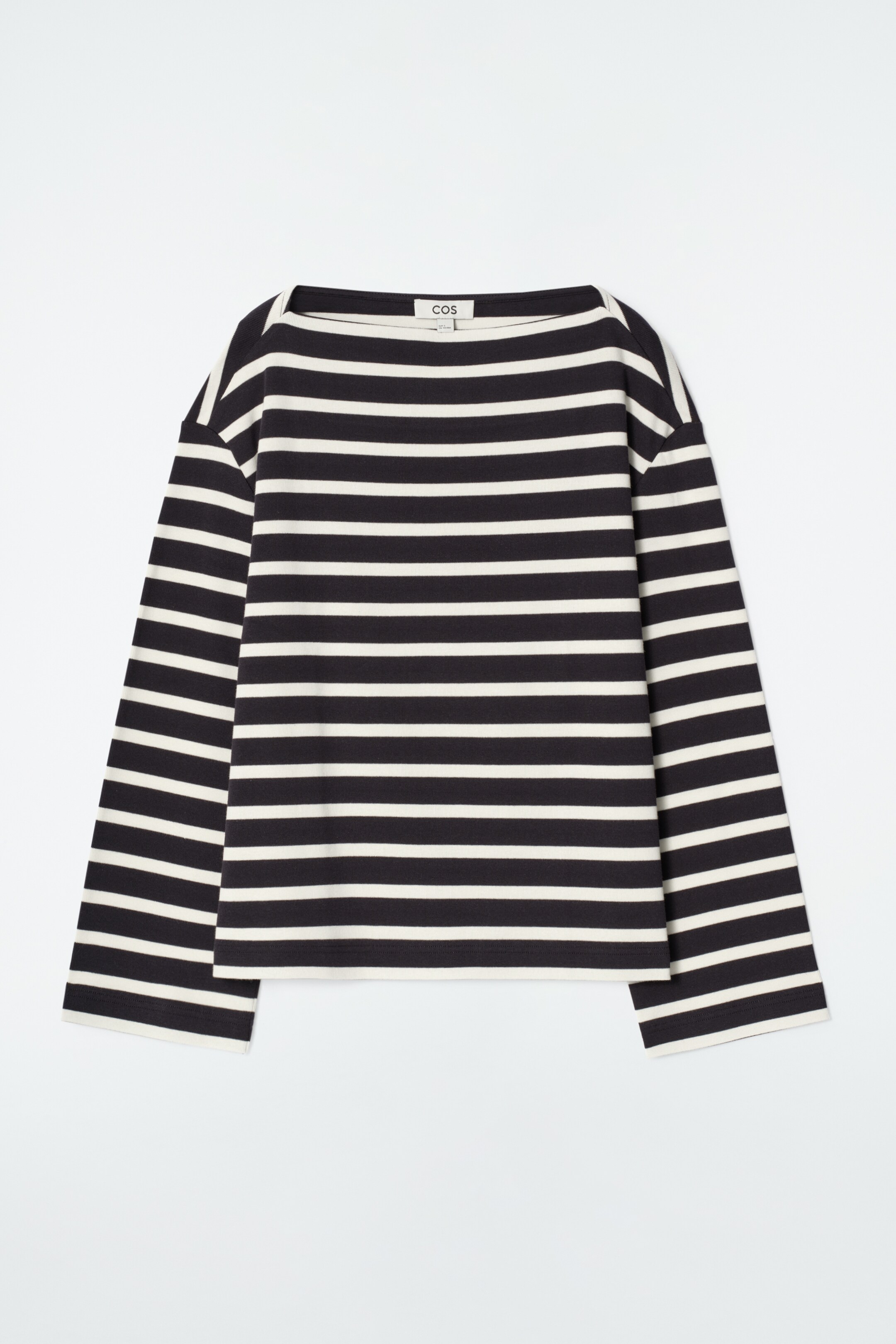 Agrandir l'image: HAUT RAYÉ ENCOLURE BATEAU - BLEU MARINE / RAYURES - FEMME | H&M FR 6